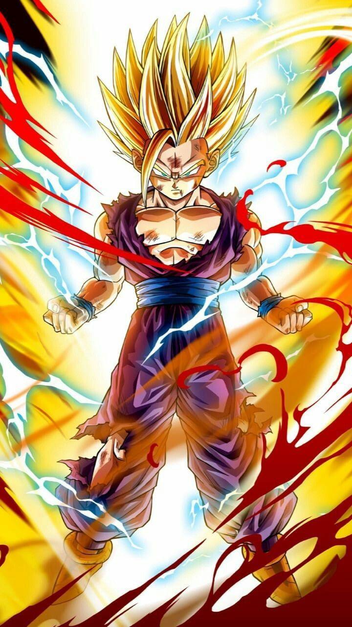 720x1280 Gohan ssj2. Dragon ball image, Dragon ball tattoo, Dragon ball super manga