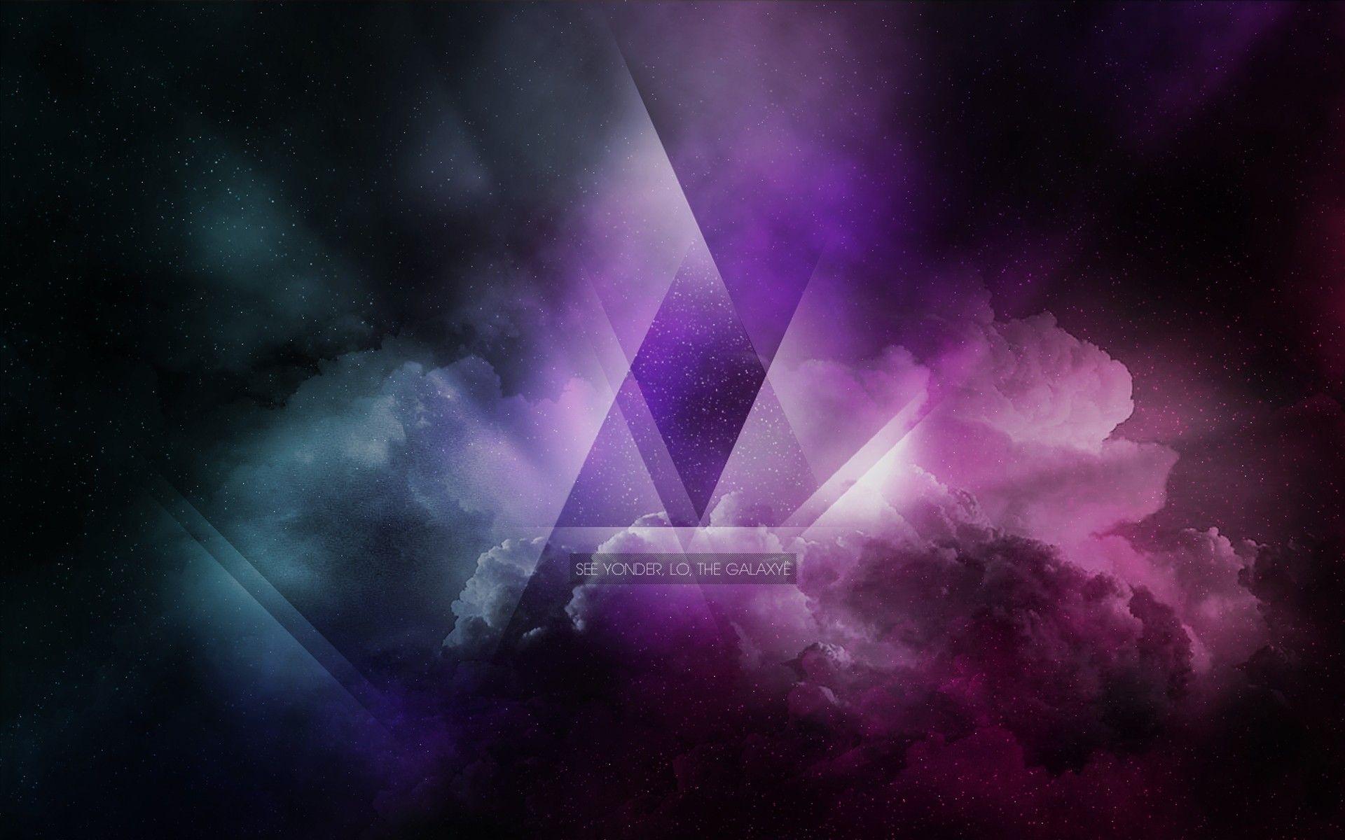 1920x1200 Hipster Galaxy Wallpaper