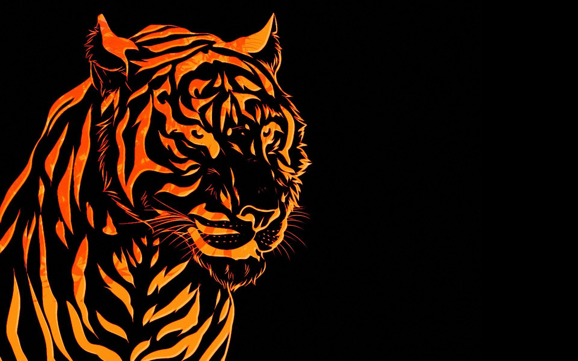 Red Tiger Wallpapers - Top Free Red Tiger Backgrounds - WallpaperAccess