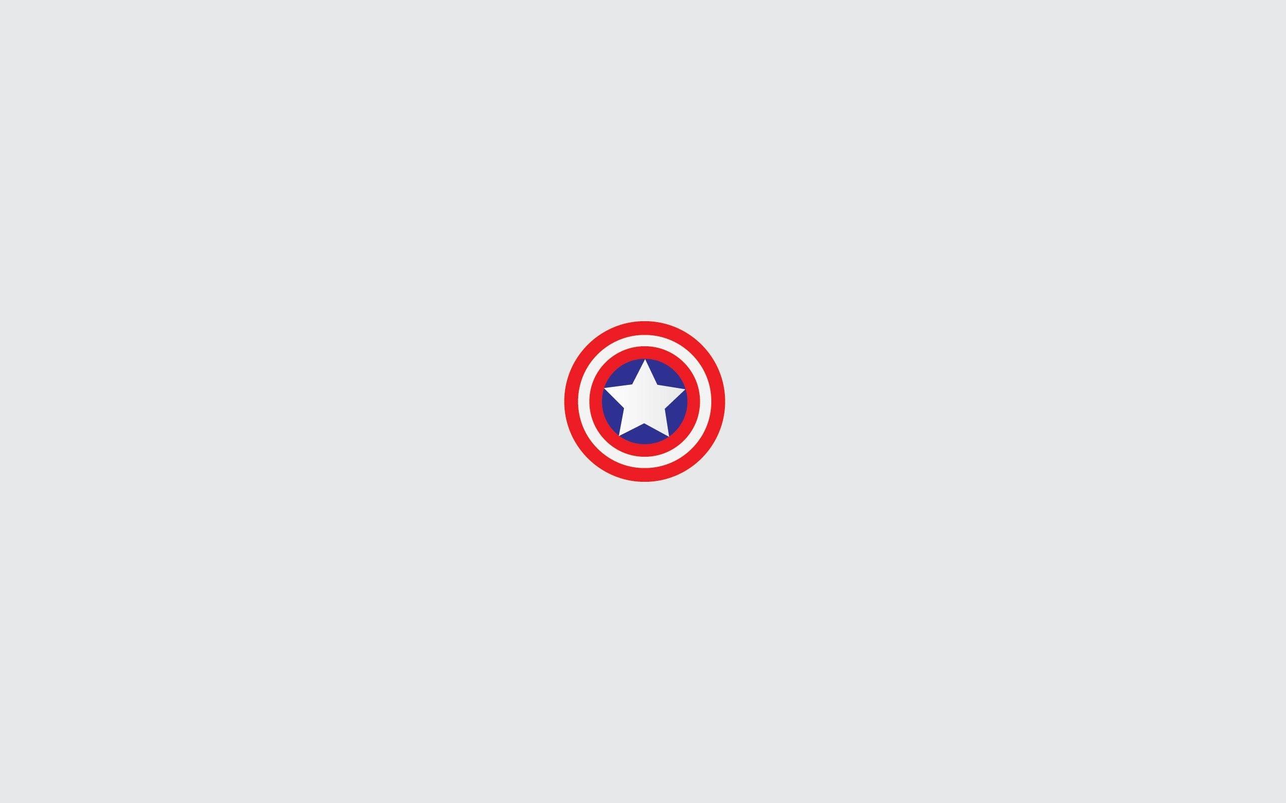 2560x1600 Captain America Minimalist Wallpaper