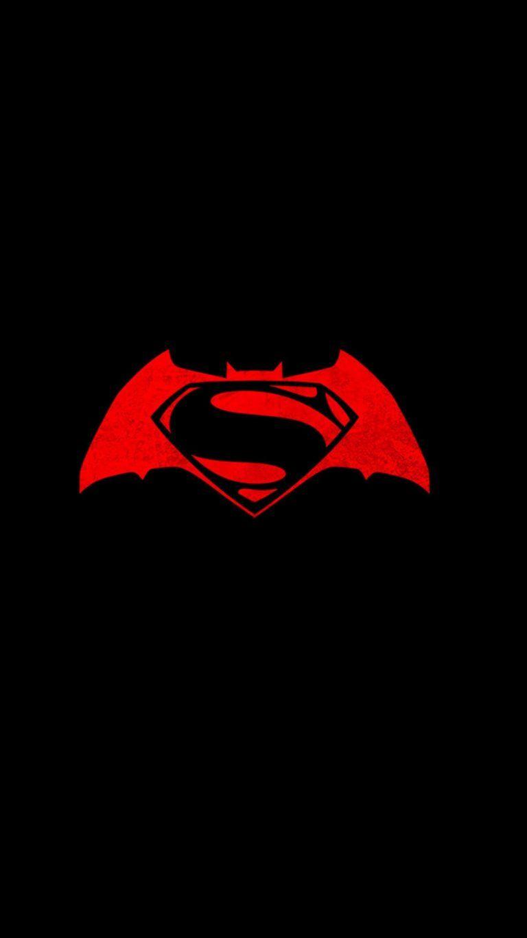 768x1366 Superman Black Minimal Background HD Wallpaper 2