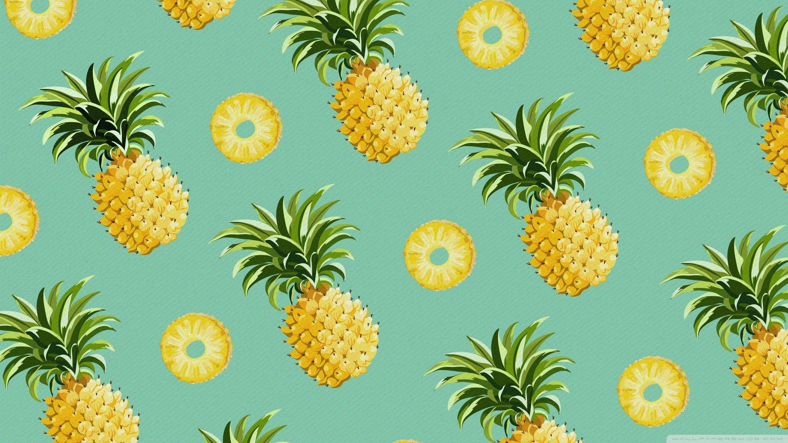 2560x1440 Pineapples Wallpaper
