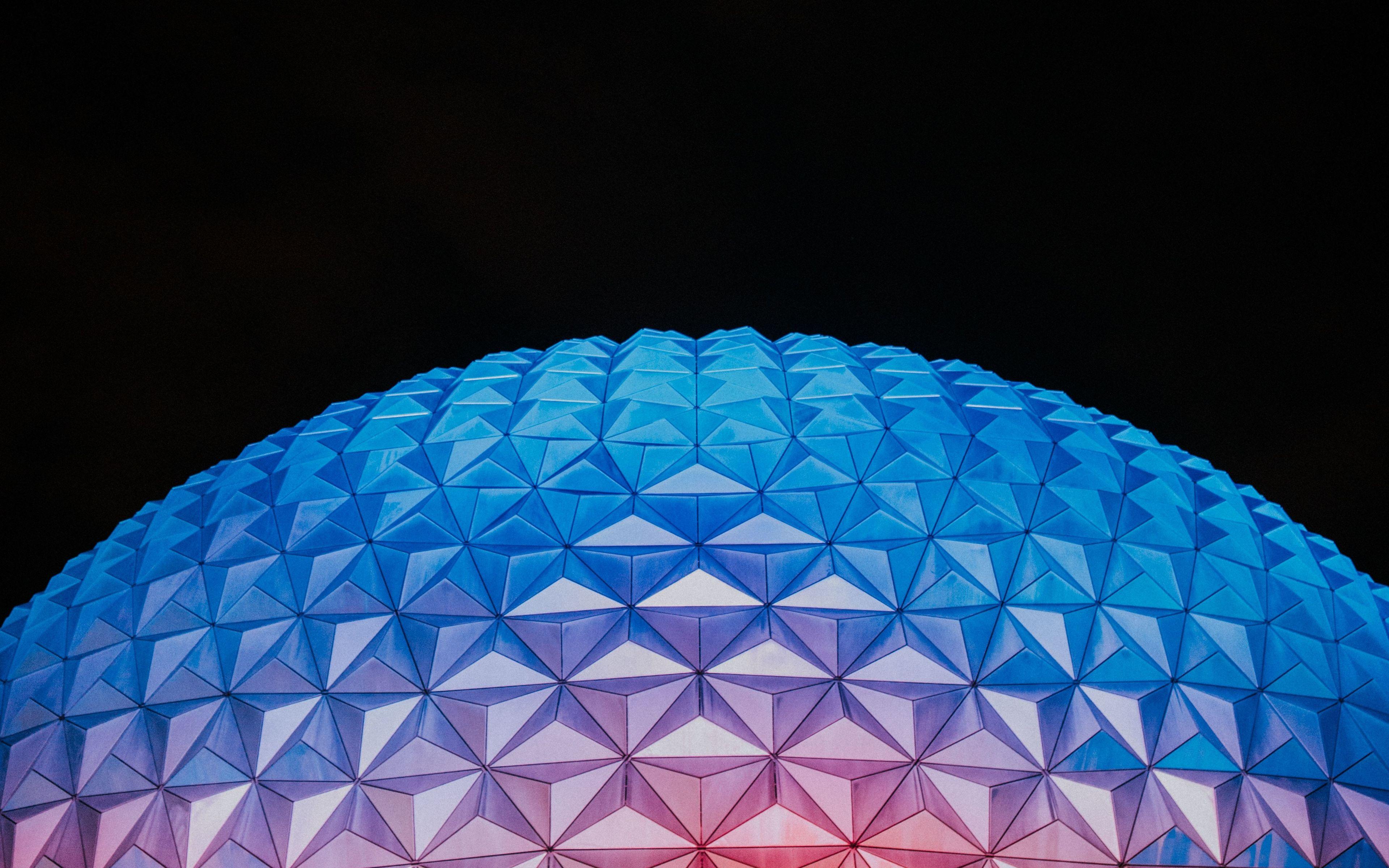 3840x2400 Download 3840x2400 wallpaper disney world epcot, building, dome