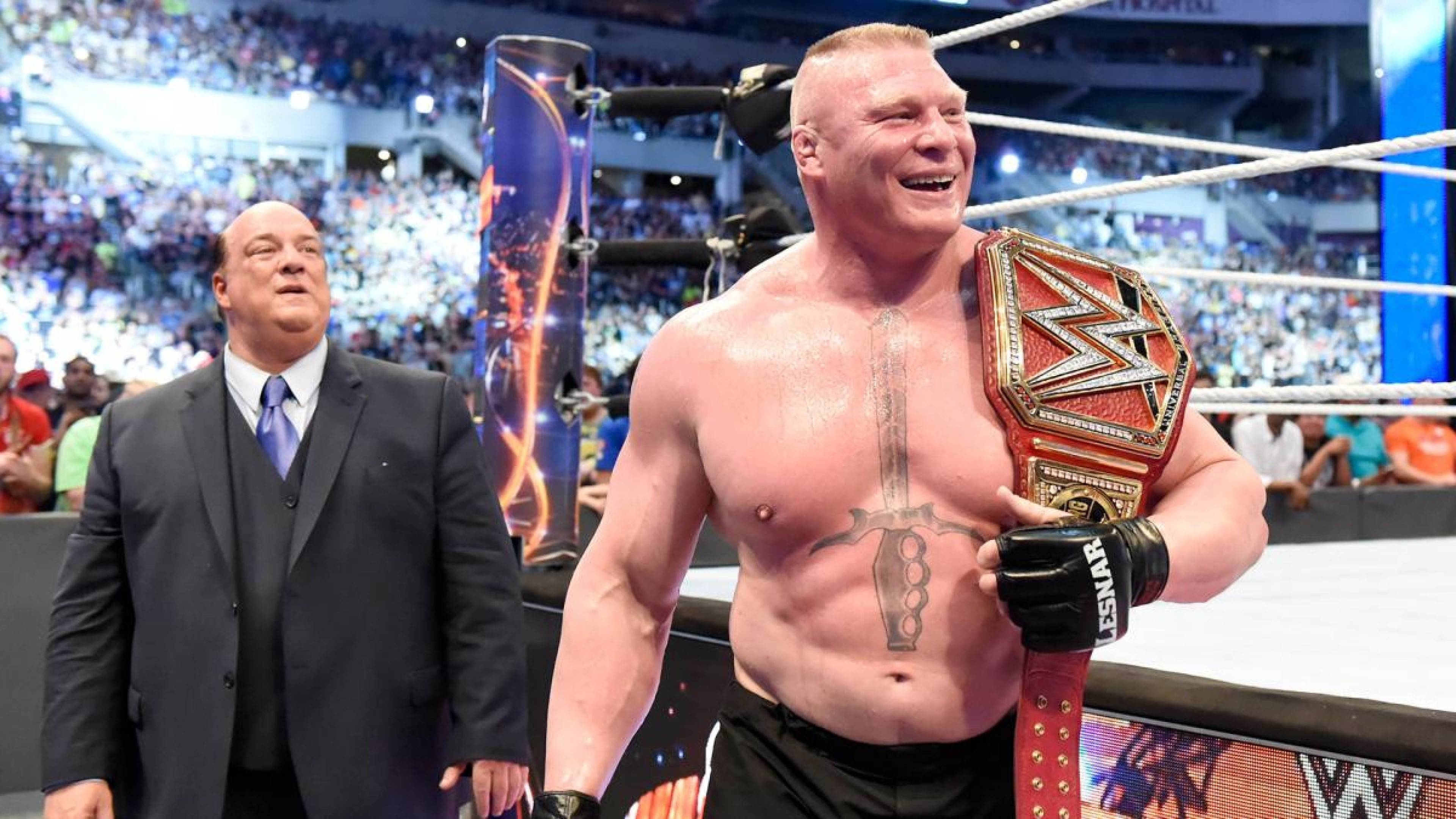 3840x2160 WWE Champion Brock Lesnar 4K Wallpaper