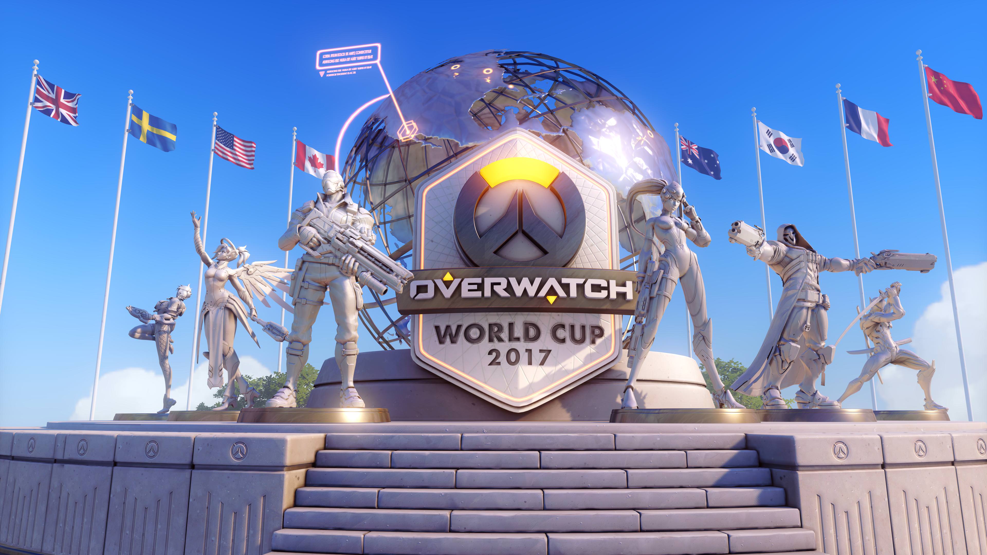 3840x2160 4k) Overwatch World Cup background Wallpaper!