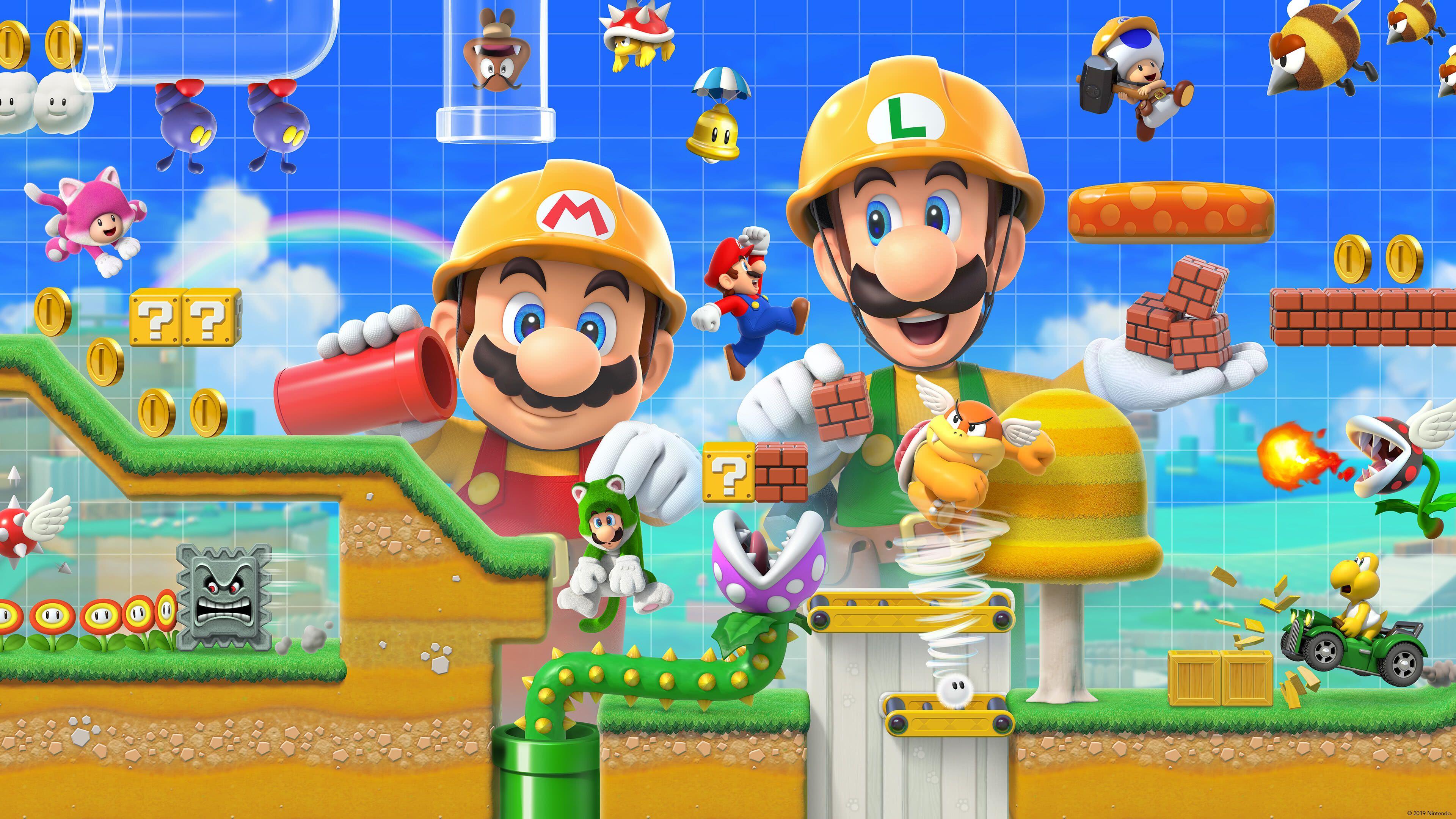 3840x2160 Wallpaper Of Mario
