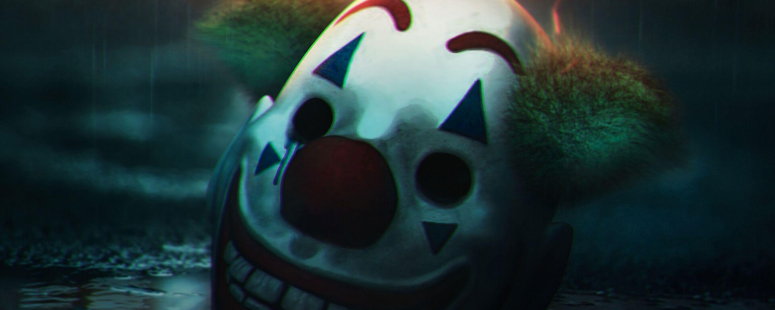 2560x1024 Creepy Joker Smile 2560x1024 Resolution Wallpaper, HD