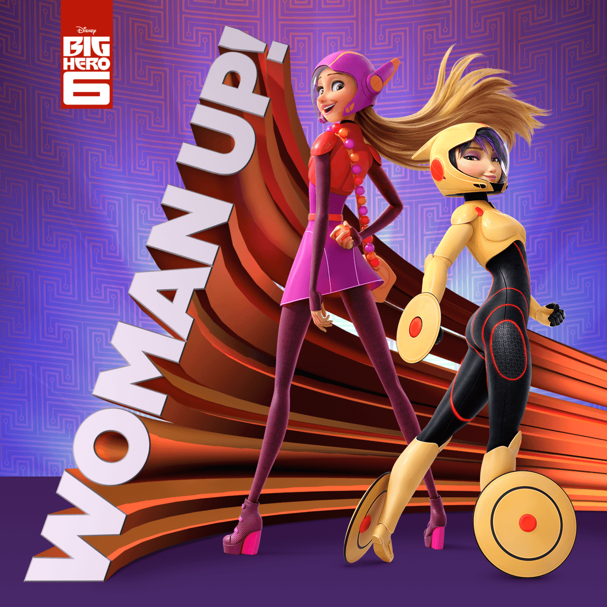 1200x1200 Woman Up! Super Honey Lemon and Super GoGo Tomago in Girl Power