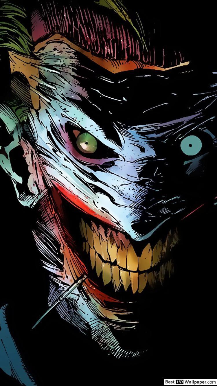 750x1334 Creepy smile HD wallpaper download