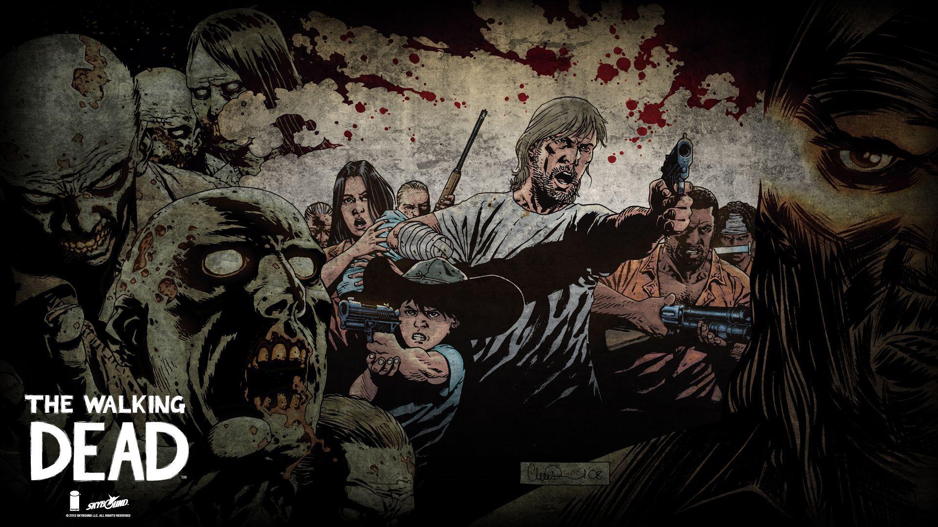 1920x1080 Zombies The Walking Dead Comic Wallpaper & Background Download