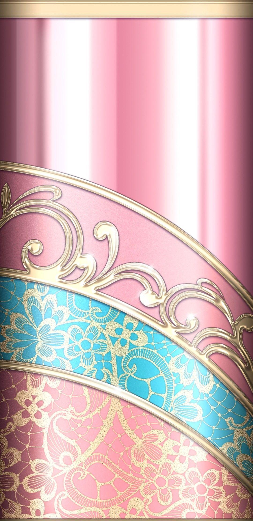 1080x2220 Pink and blue and gold. Wall paper phone, Phone wallpaper pink