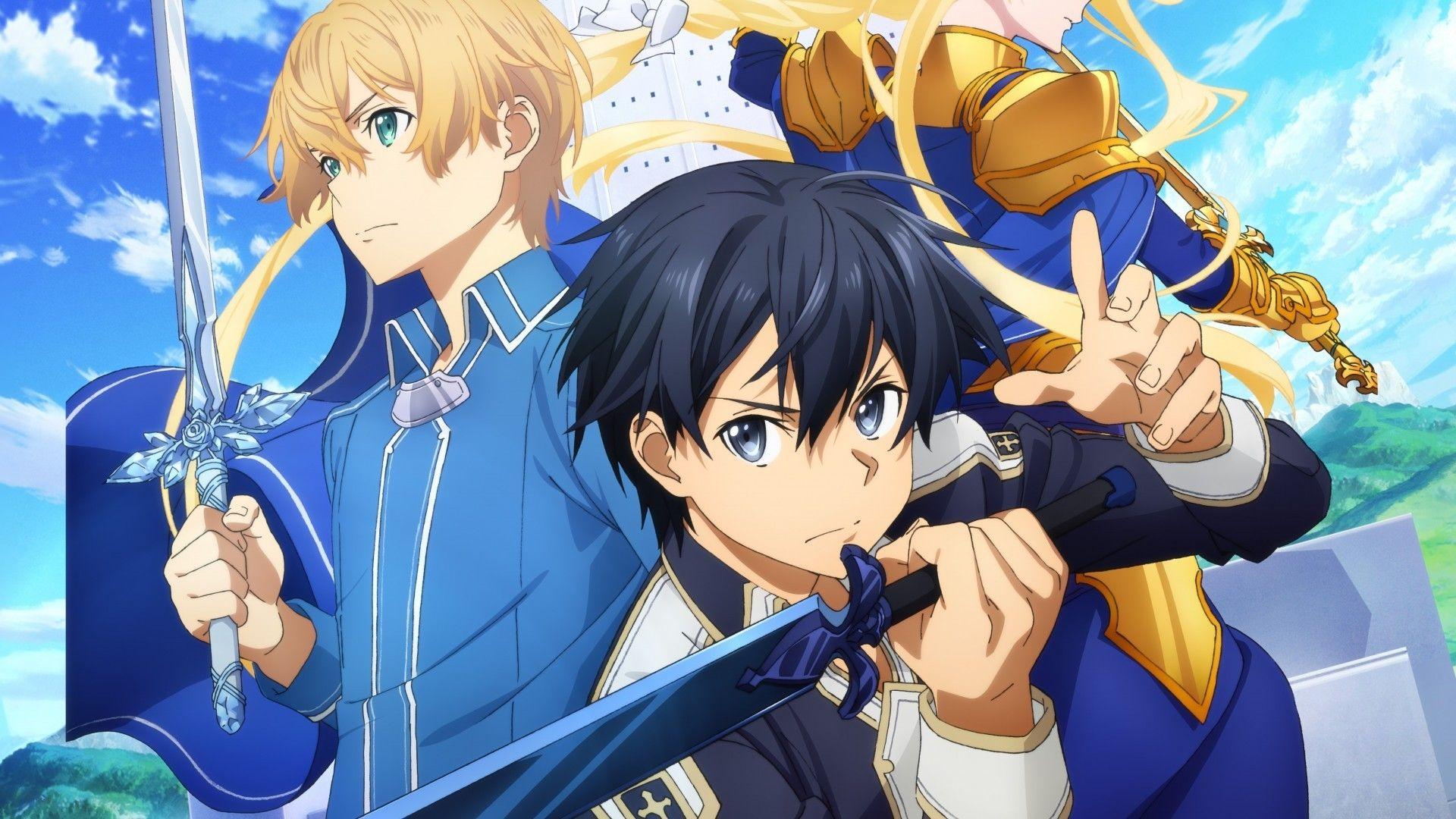 1920x1080 Kirigaya Kirito, Sword Art Online Alicization Wallpaper 4k