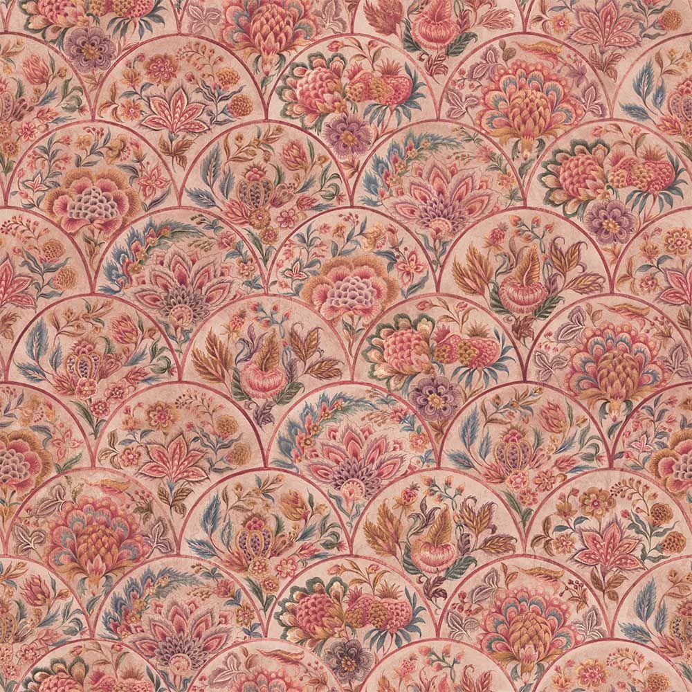1000x1000 The Lucknow Chintz Designer Wallpaper From Nilaya By