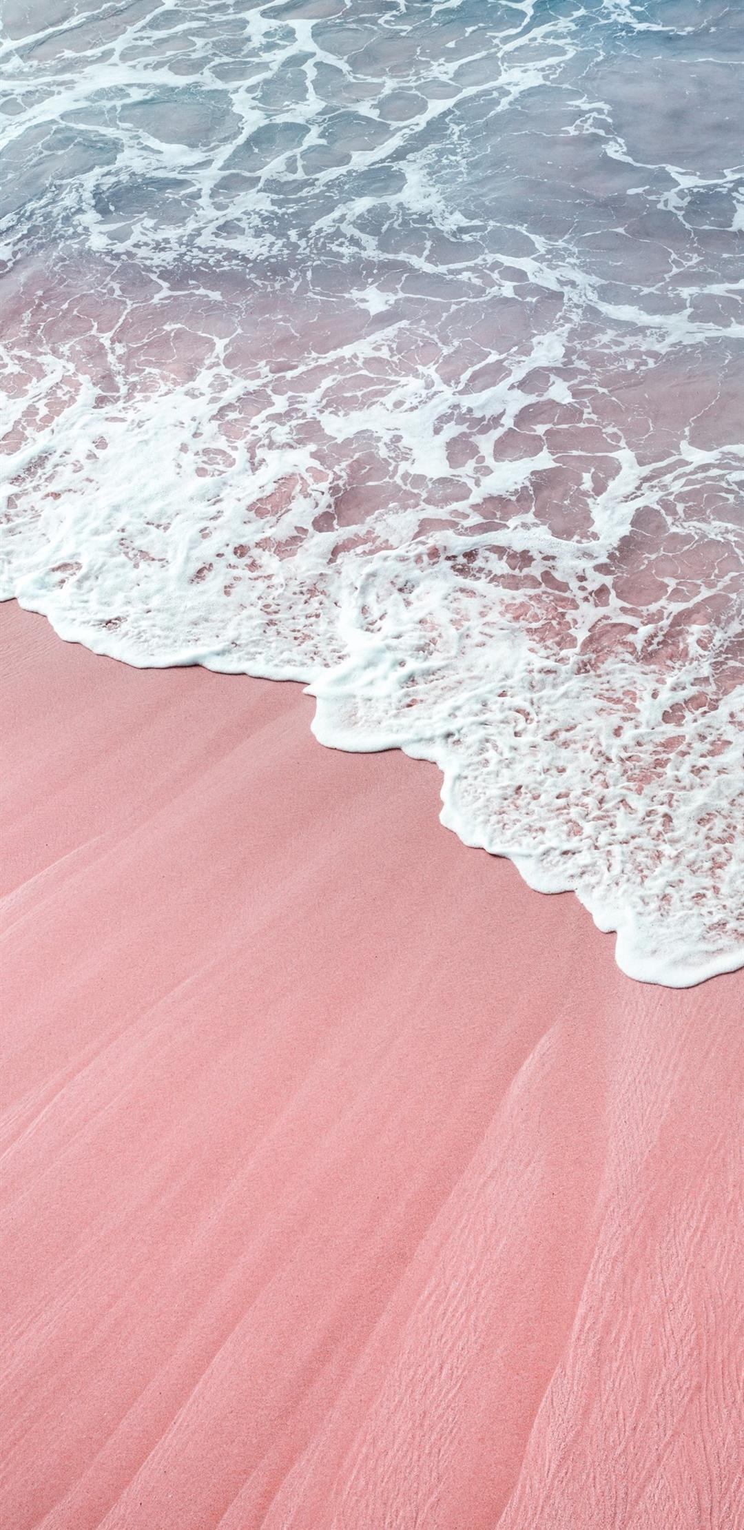 1080x2220 pink wawes galaxy a51 Wallpaper Download