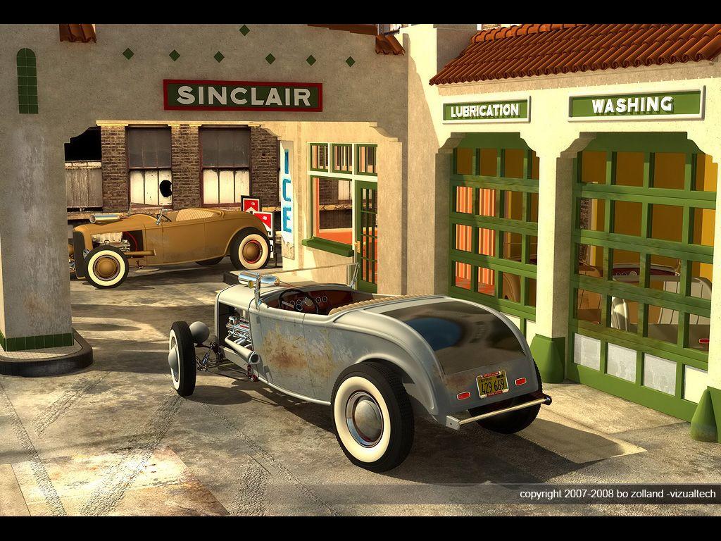 1024x768 Ford Sinclair Rod Concept by Bo Zolland School