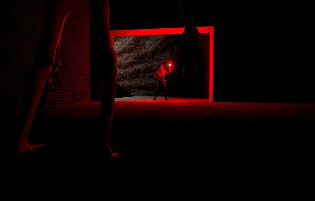 1332x850 Photo Wallpaper Soldier, Monster, Security, Scp, Scp