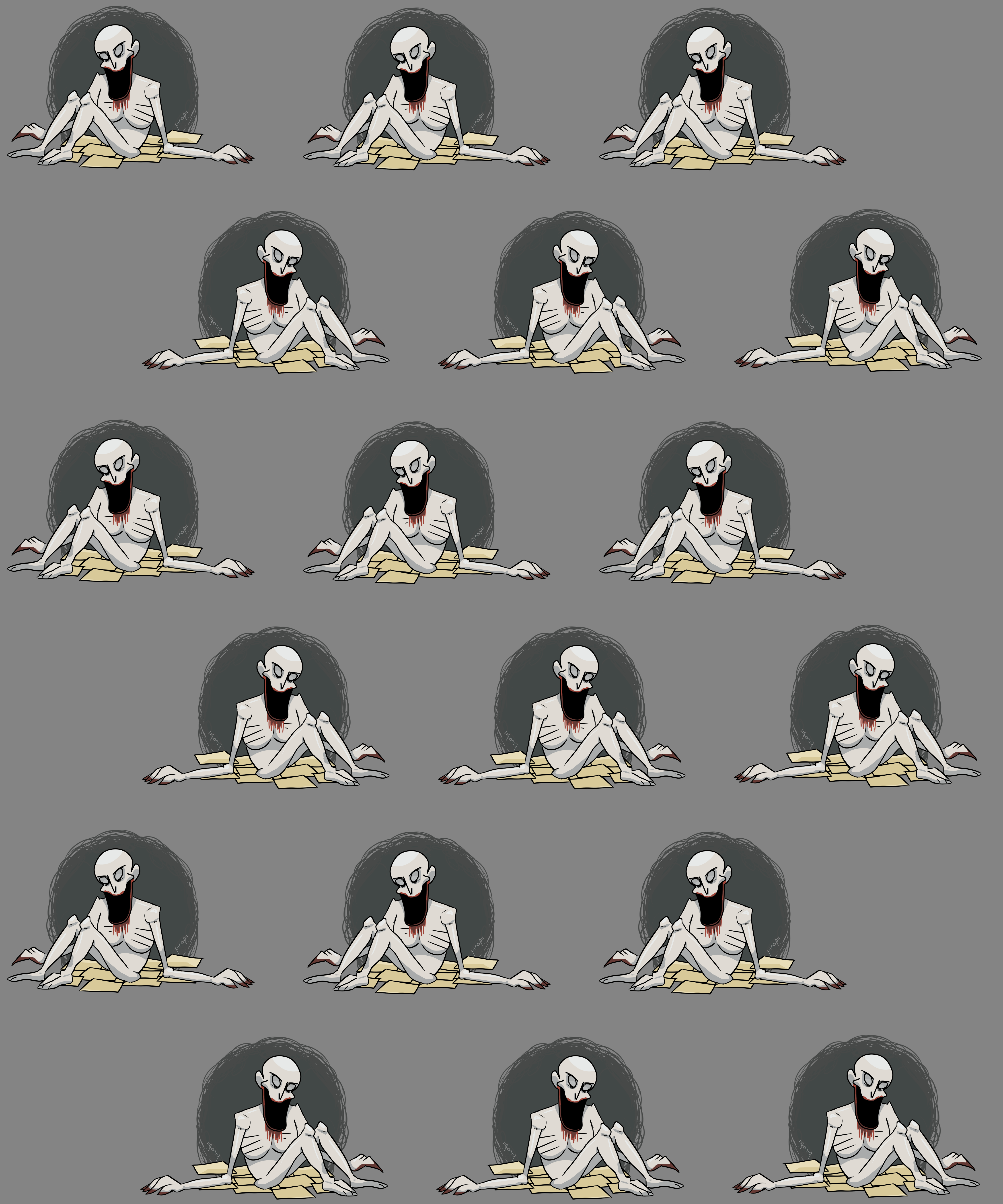 4500x5400 SCP 096 Cute Creepy Multi. Classic T Shirt. Scp, Scp Cool Art