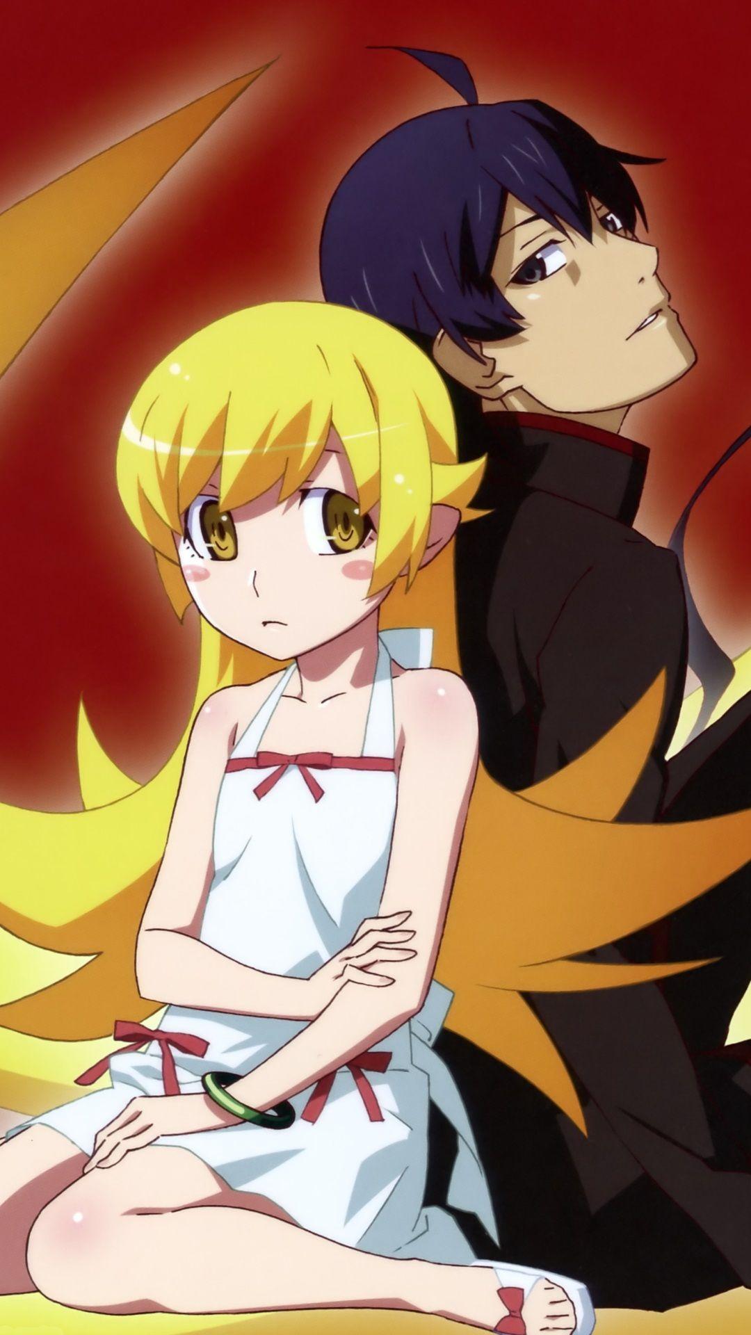 1080x1920 Koyomi Araragi Samsung Galaxy Note 3 Wallpaper Shinobu X