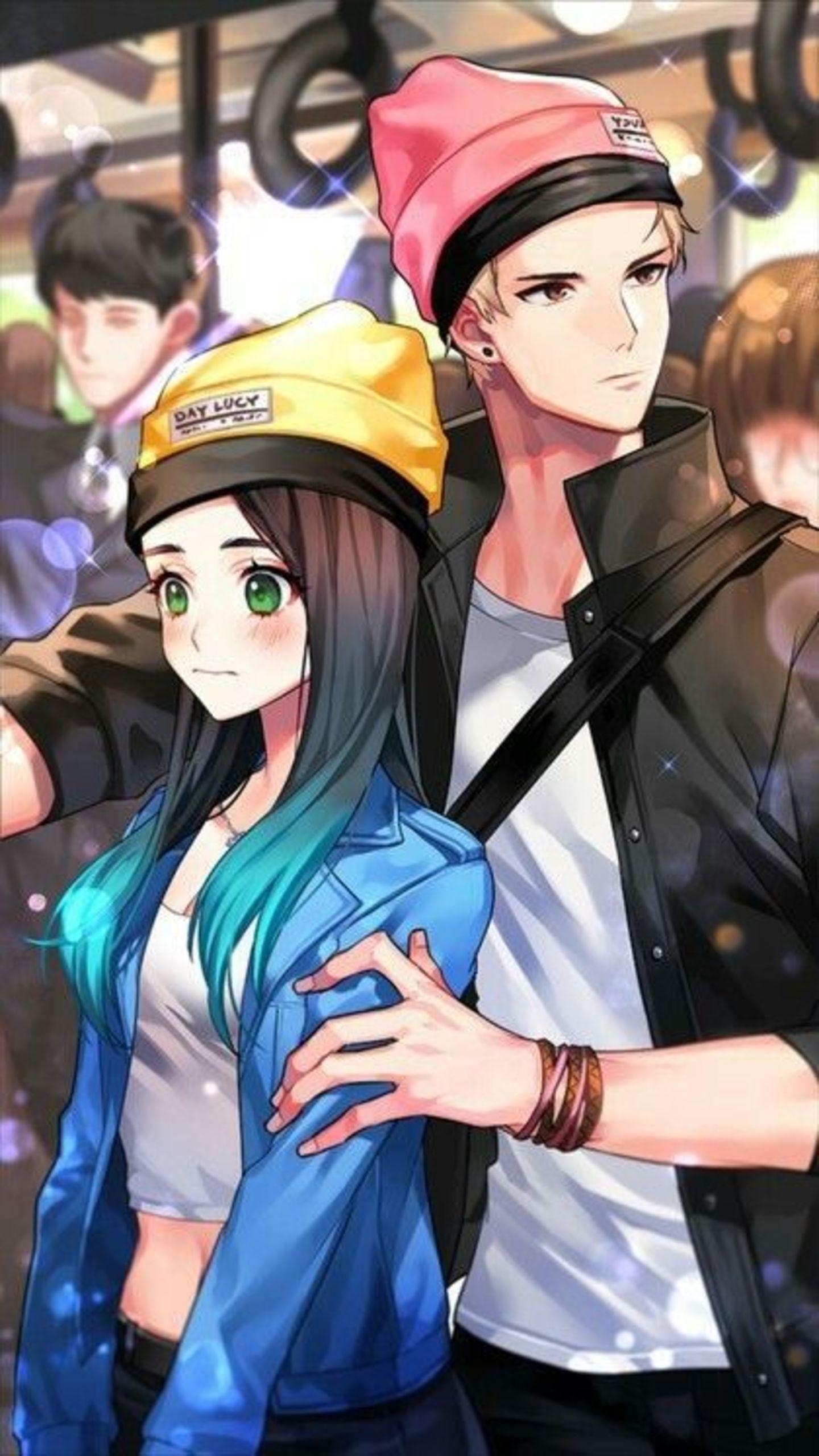 Hình nền Anime Love Couple 1440x2560 dành cho Android
