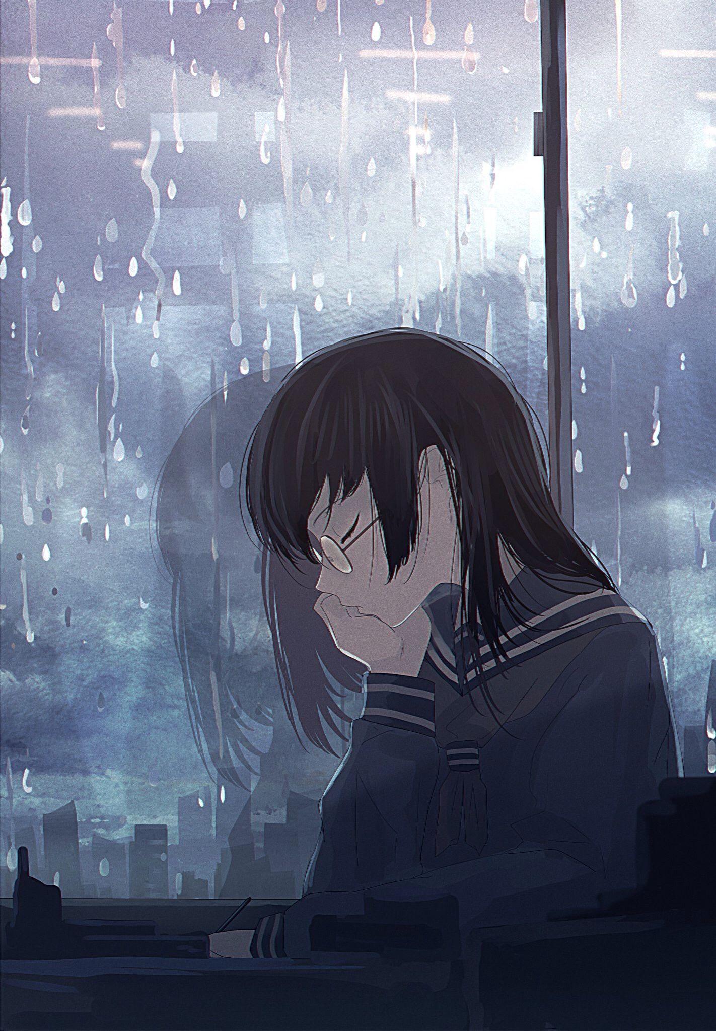 Anime Sad Girl Wallpapers Top Free Anime Sad Girl Backgrounds 