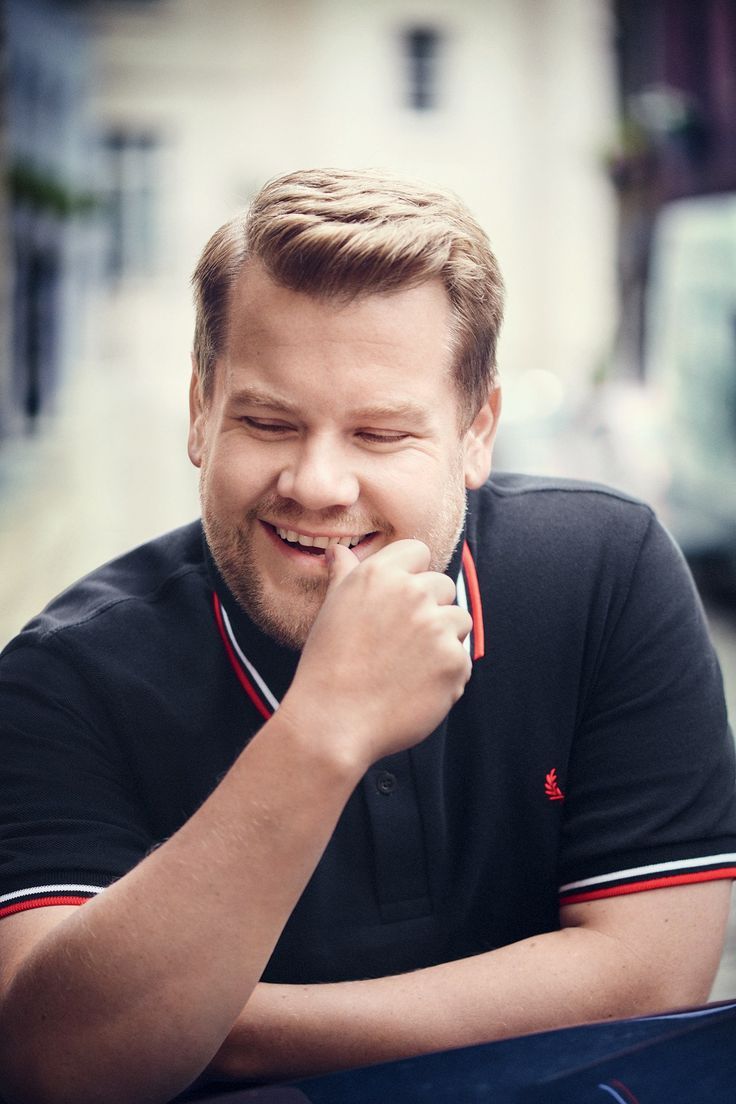 736x1104 James Corden. Chubby bearded, funny. I just adore him, and that face