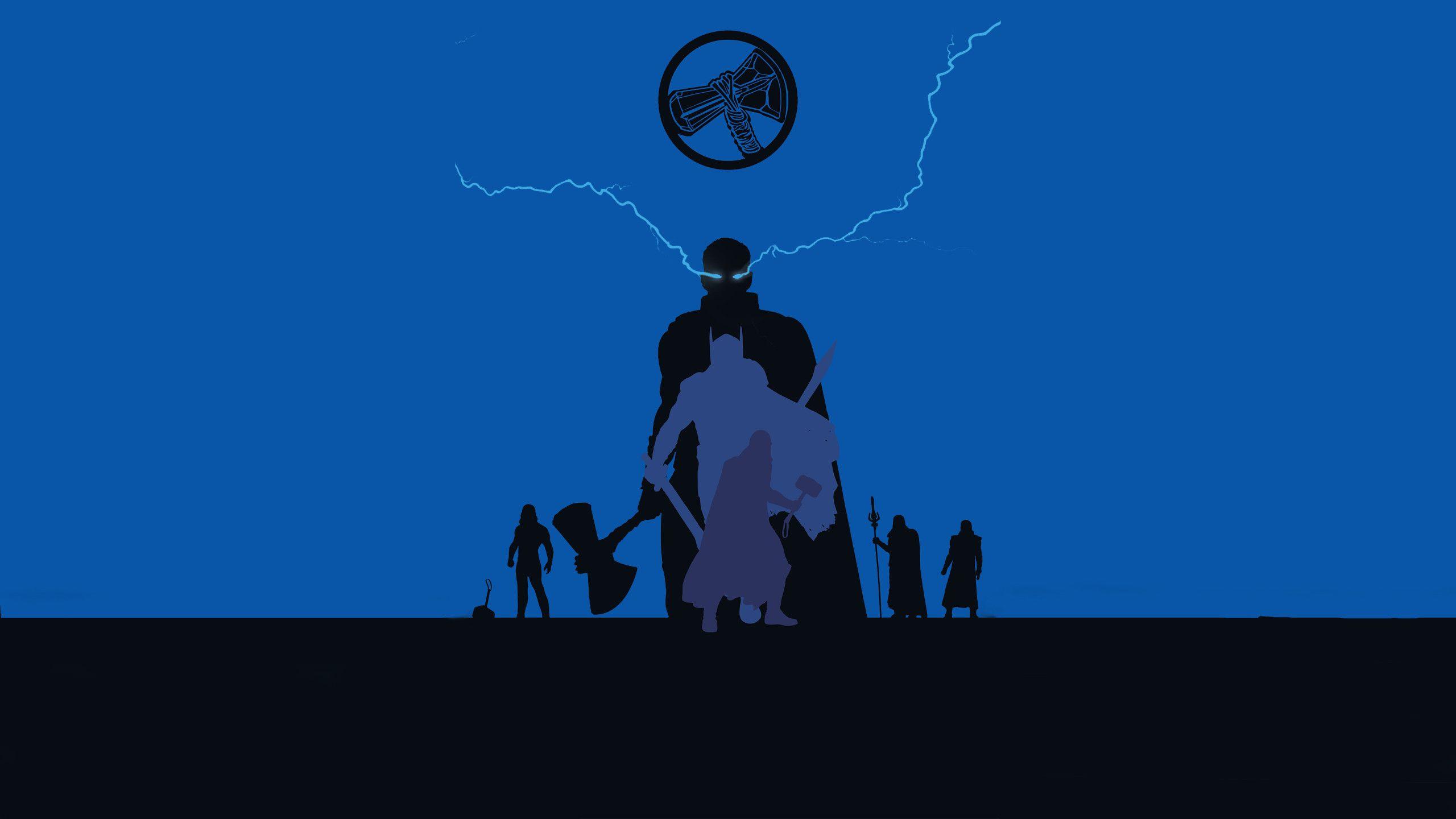 2560x1440 Thor Avengers Endgame 4k Minimalism 1440P Resolution HD