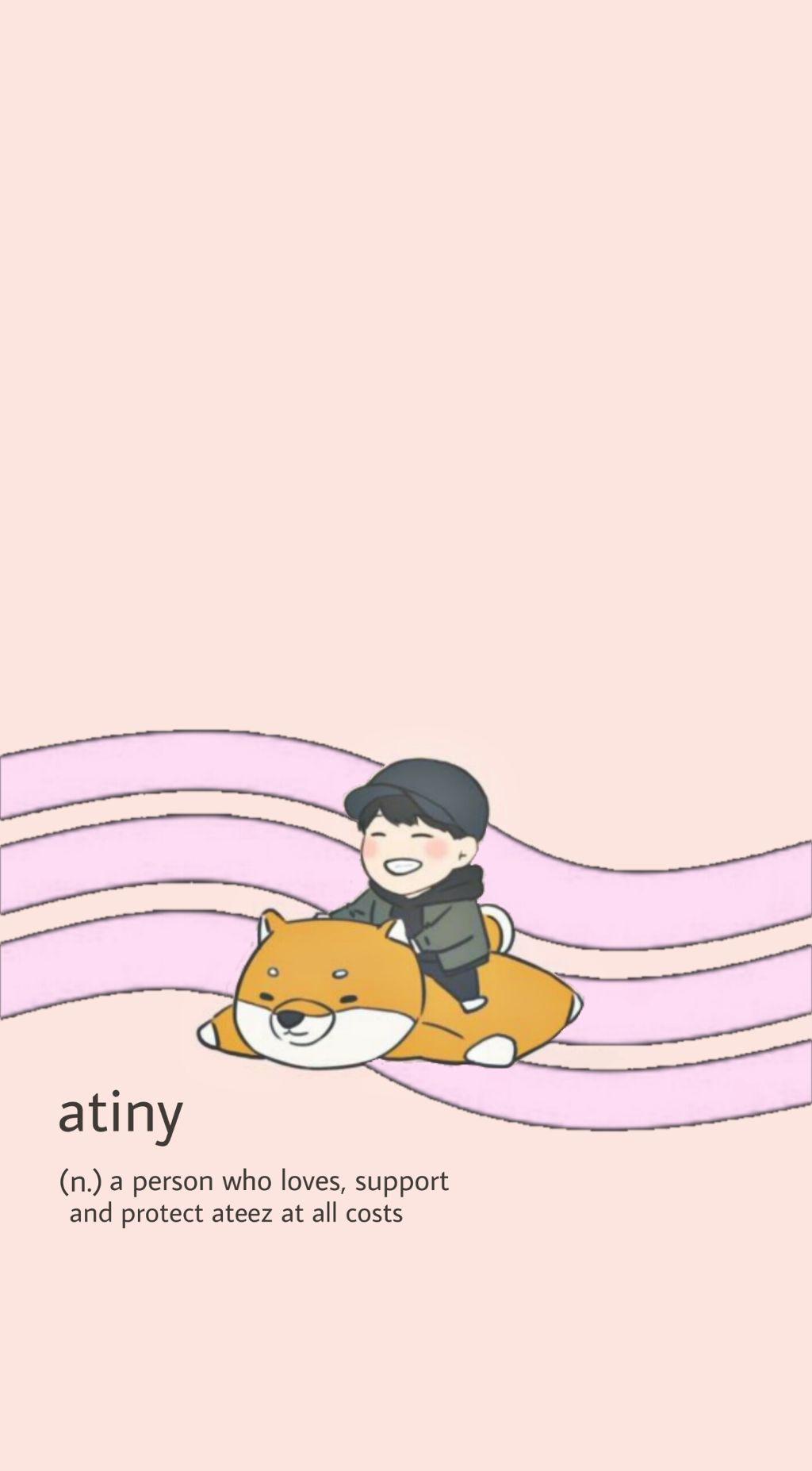 1024x1854 Ateez Aesthetic Wallpaper