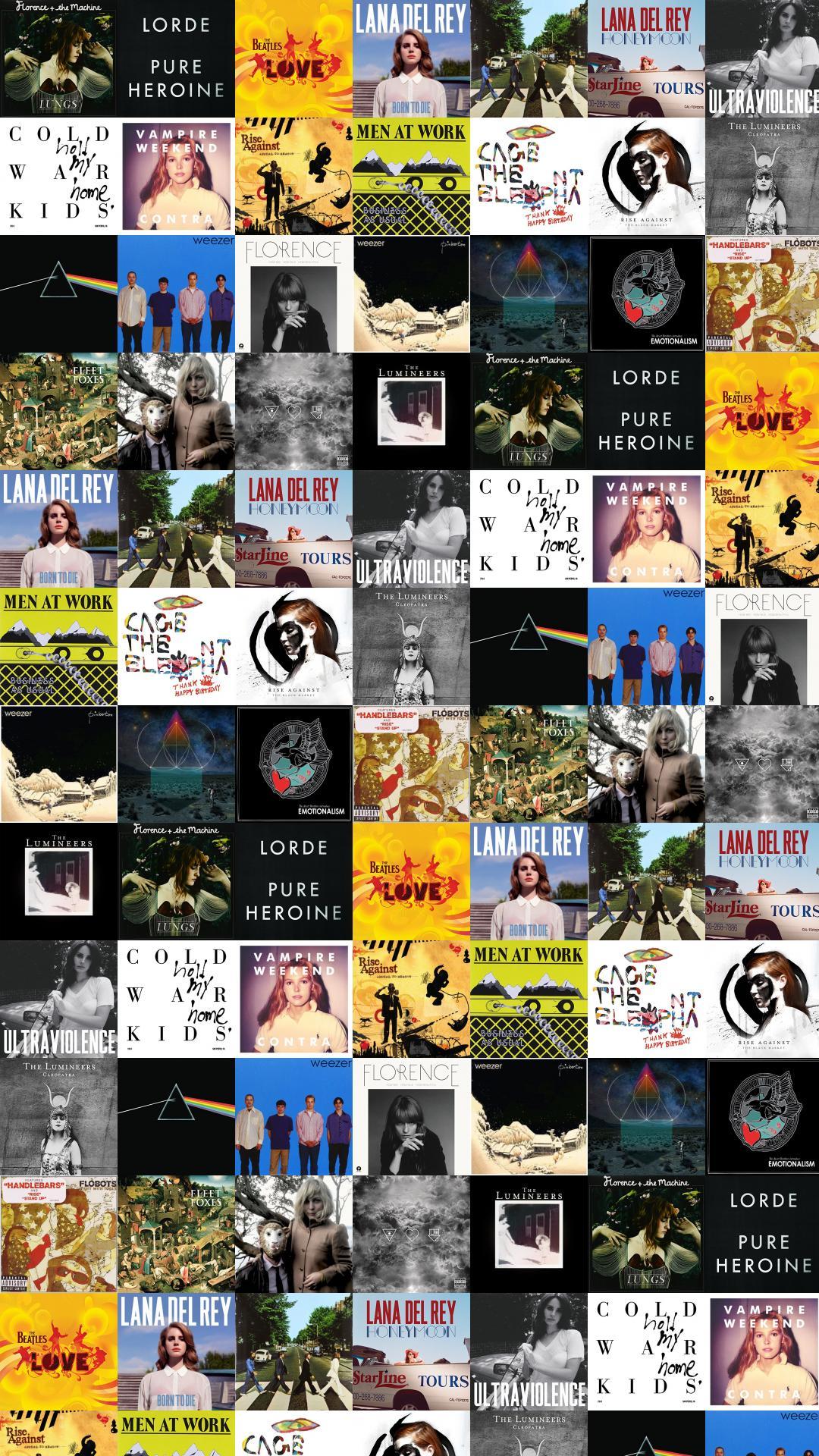 1080x1920 Beatles Collage Wallpaper iPhone
