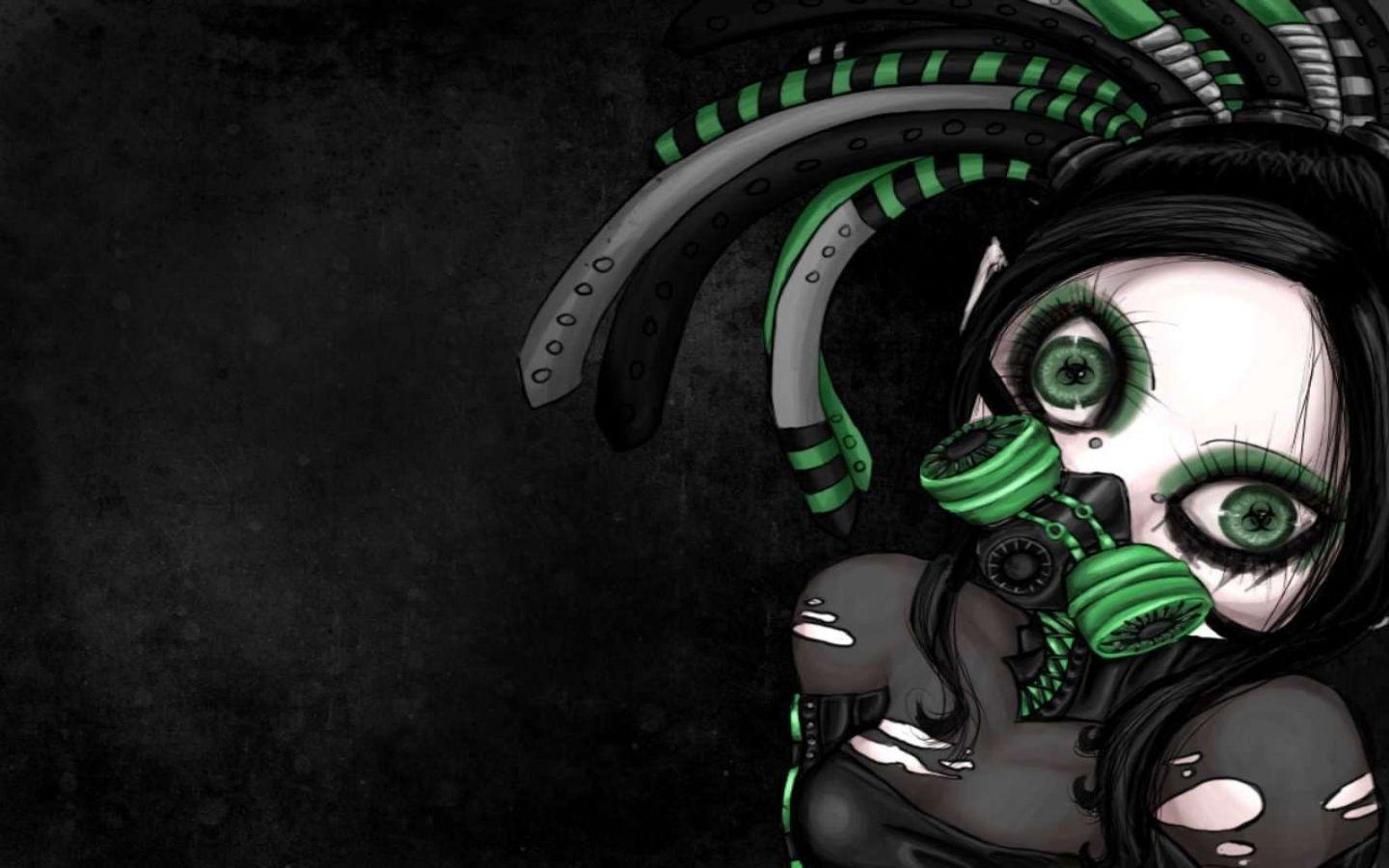 1440x900 Download 1440x900 Dark Gas Mask Wallpaper Background