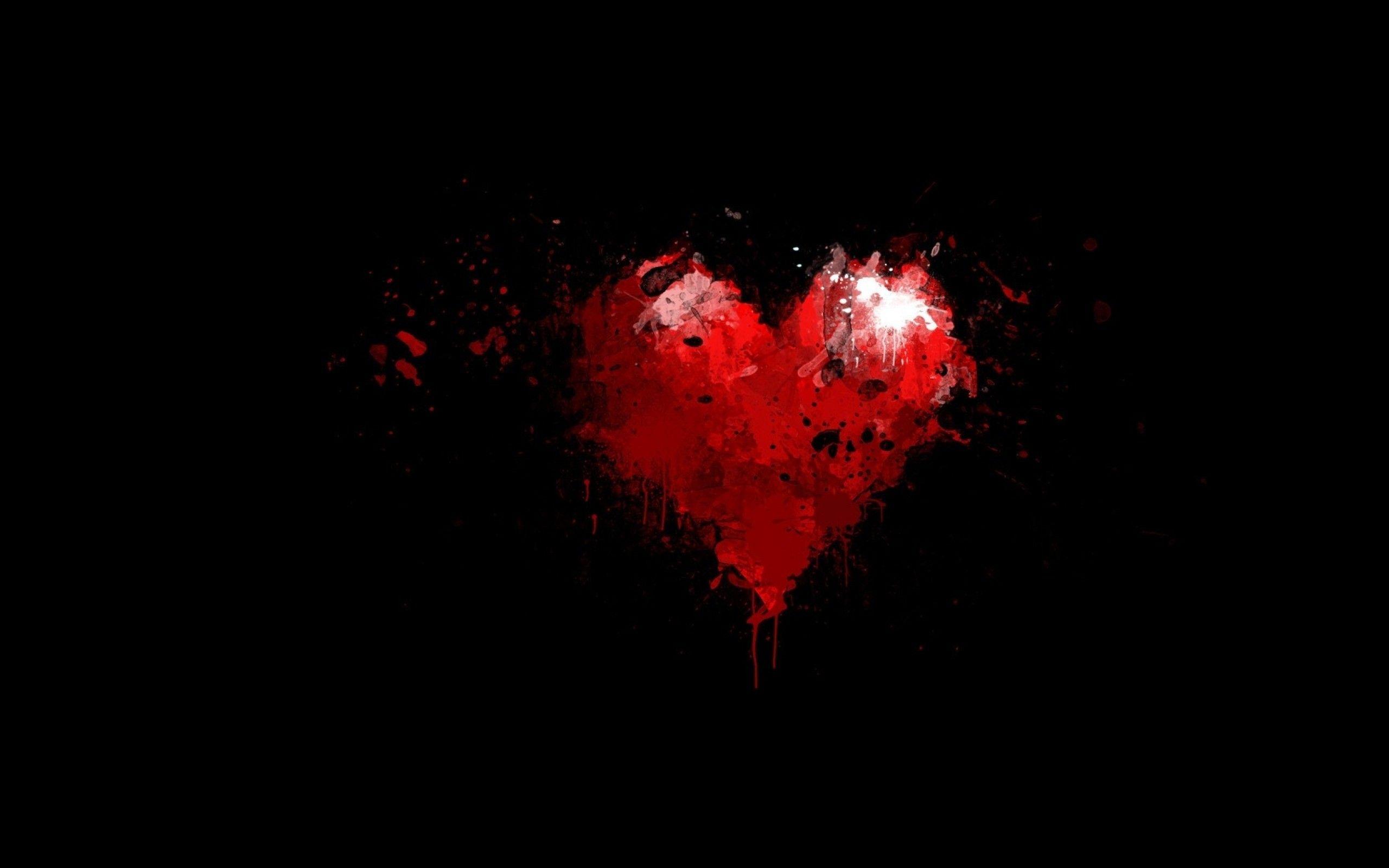 2560x1600 Broken Heart Wallpaper