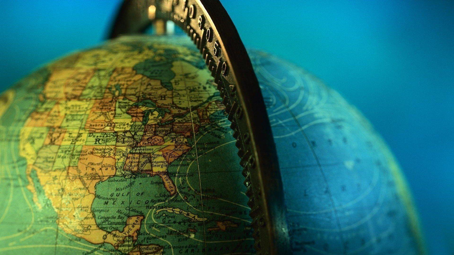 1920x1080 continents, Globes, Earth, North, America, Blue, Background, Sea