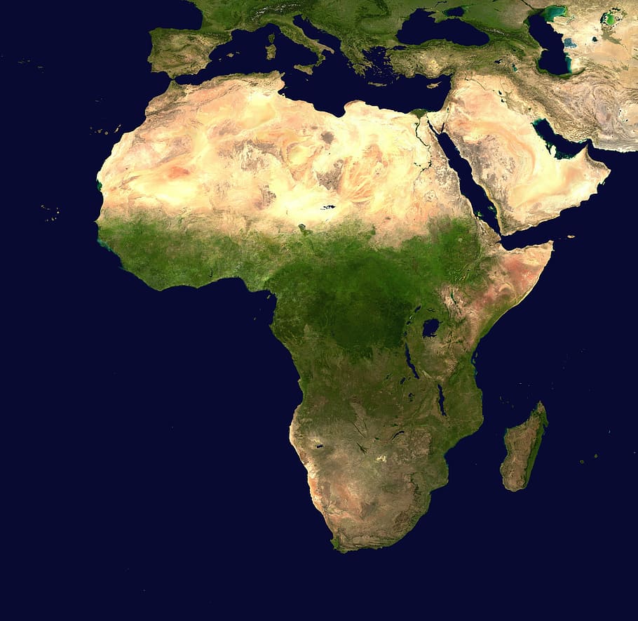 910x885 HD wallpaper: North America continent, africa, aerial view, geography, map