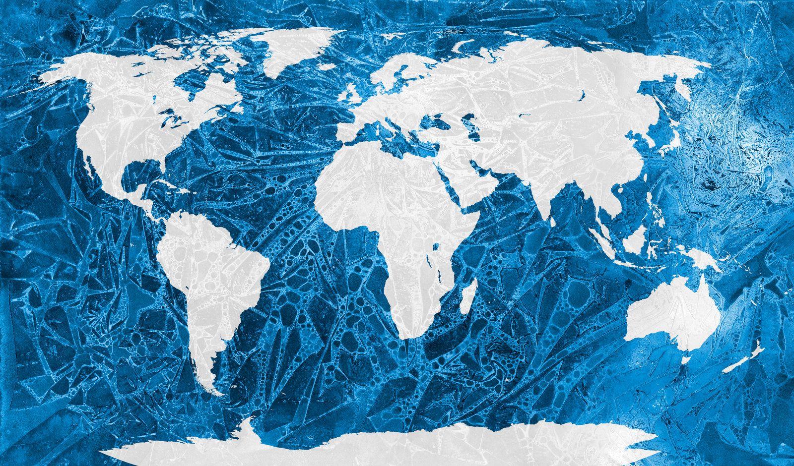 1600x940 Watercolor World Map Wallpaper. Explore