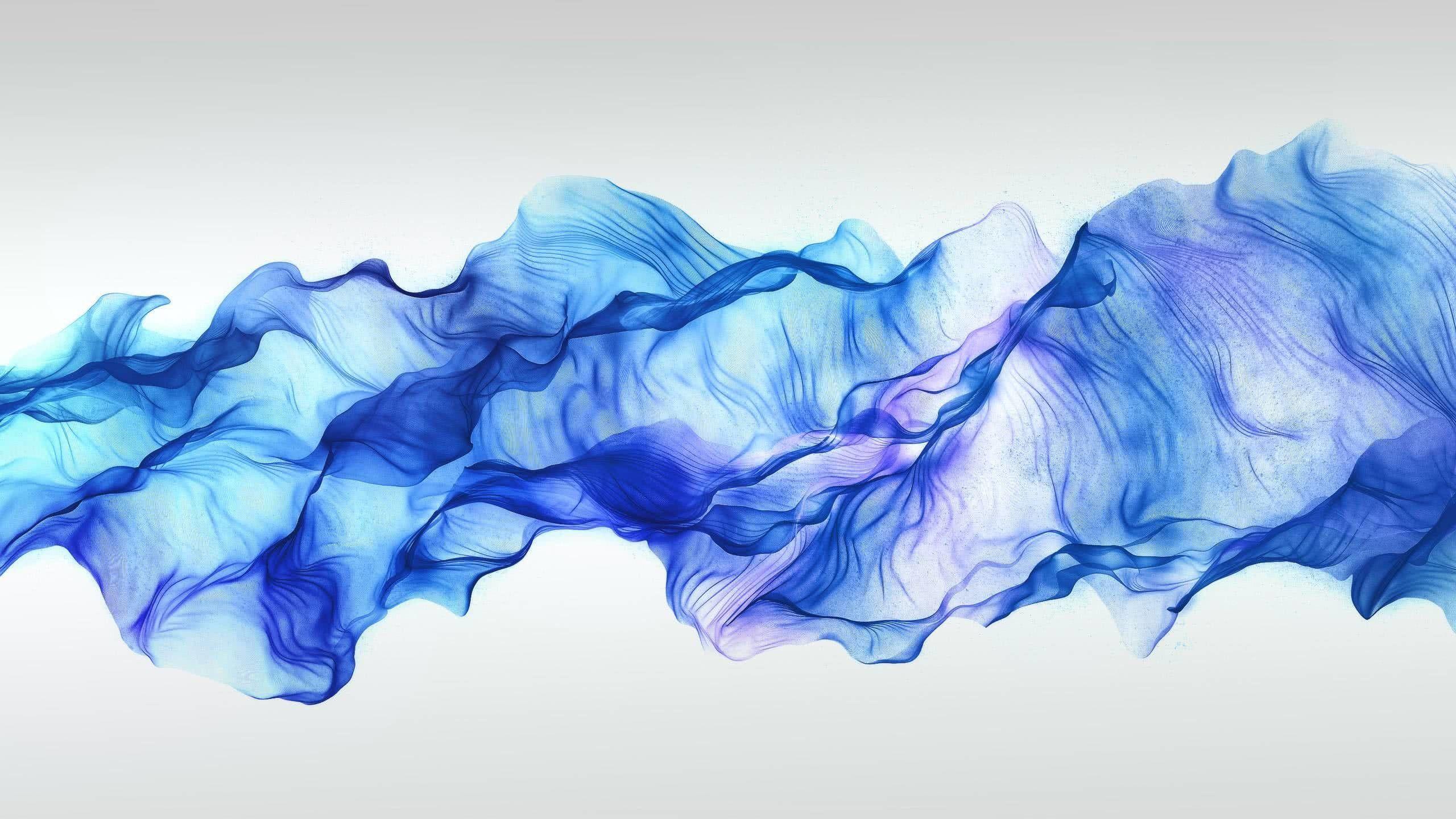 2560x1440 Blue Smoke Wallpaper