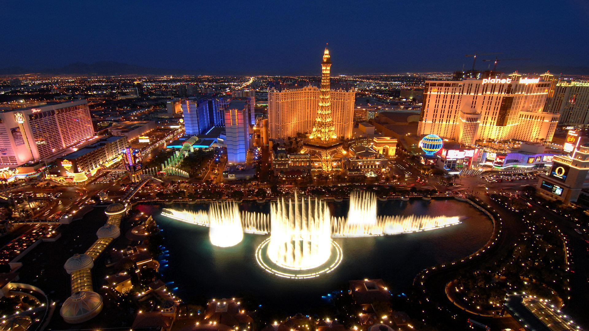 1920x1080 Bellagio Fountains [1920X1080]