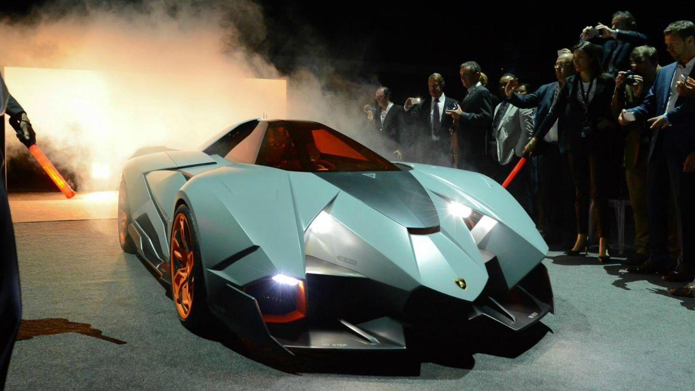 1366x768 Concept car Lamborghini Egoista Desktop wallpaper 1366x768