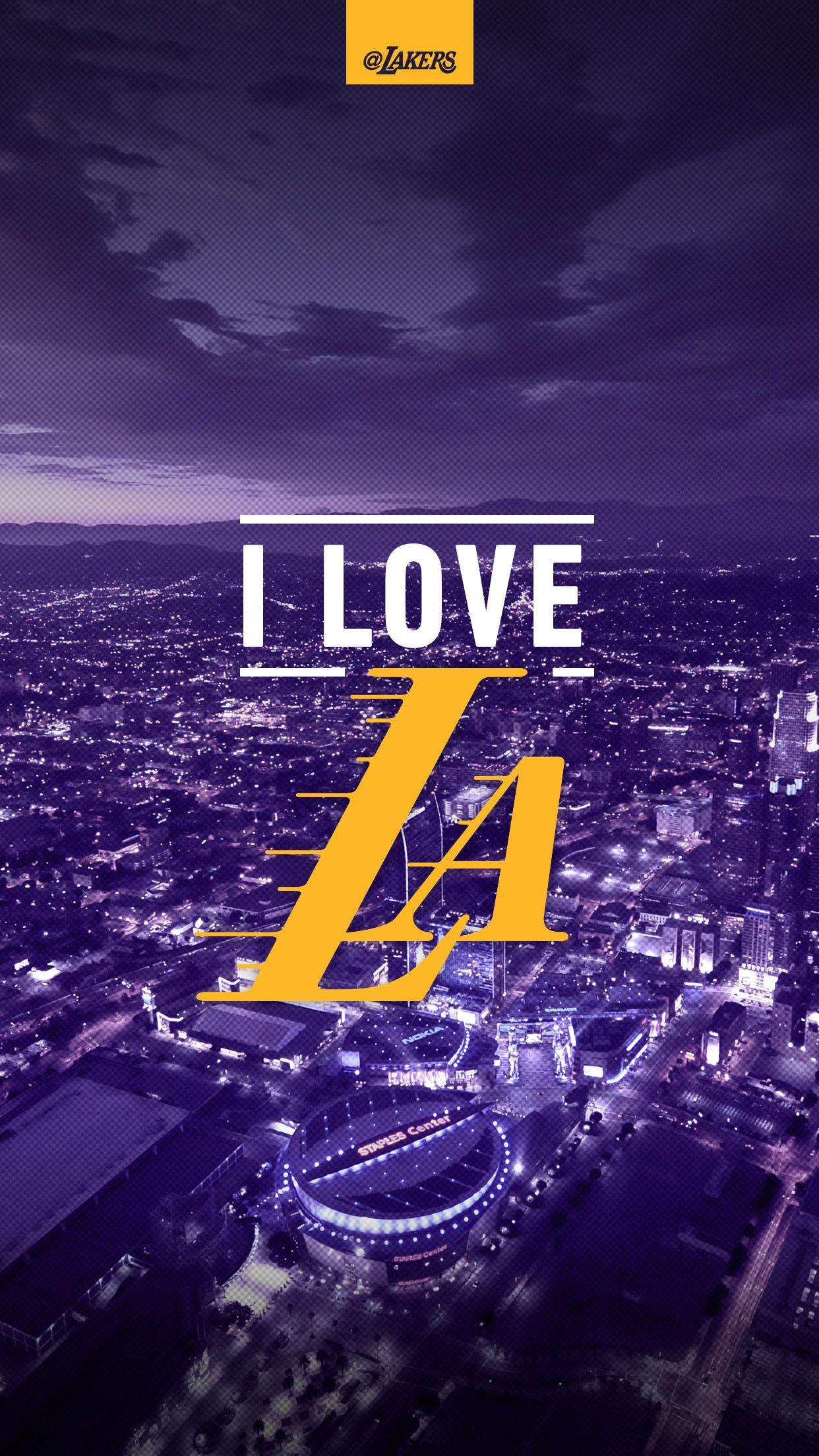 1242x2208 Los Angeles Lakers Wallpaper