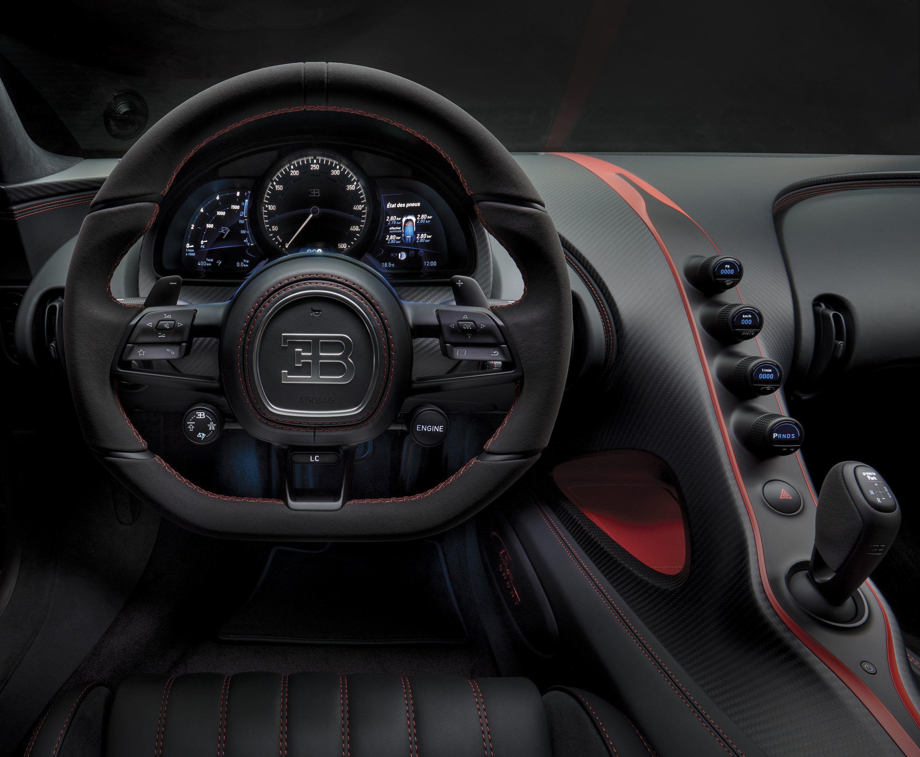 3000x2468 Bugatti Chiron Sport Interior Steering Wheel Wallpaper