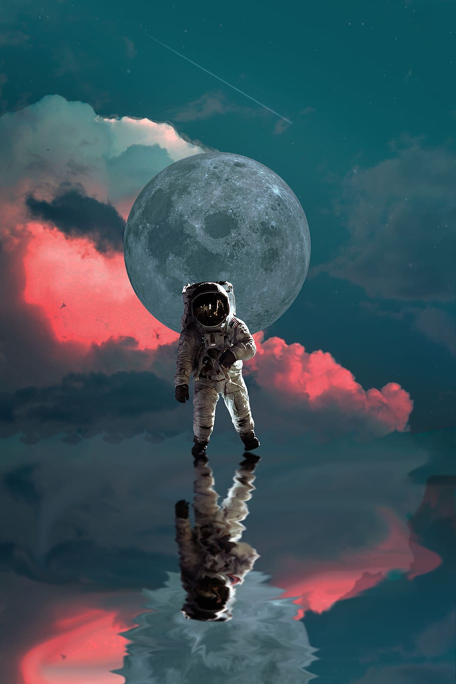 Astronaut Moon Wallpapers - Top Free Astronaut Moon Backgrounds