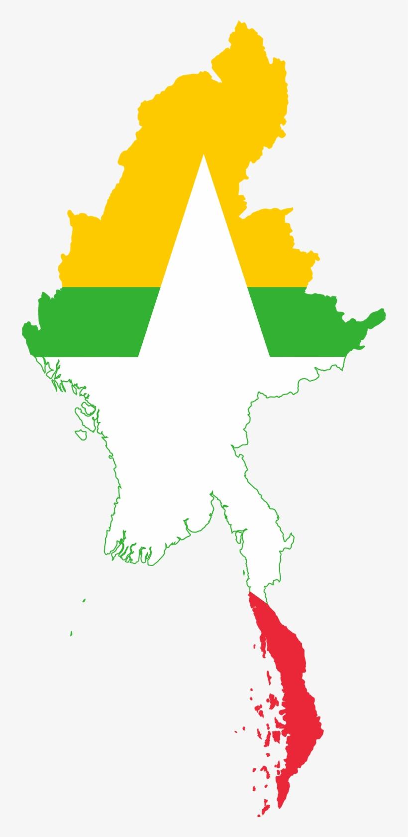 820x1680 Myanmar Flag Wallpaper