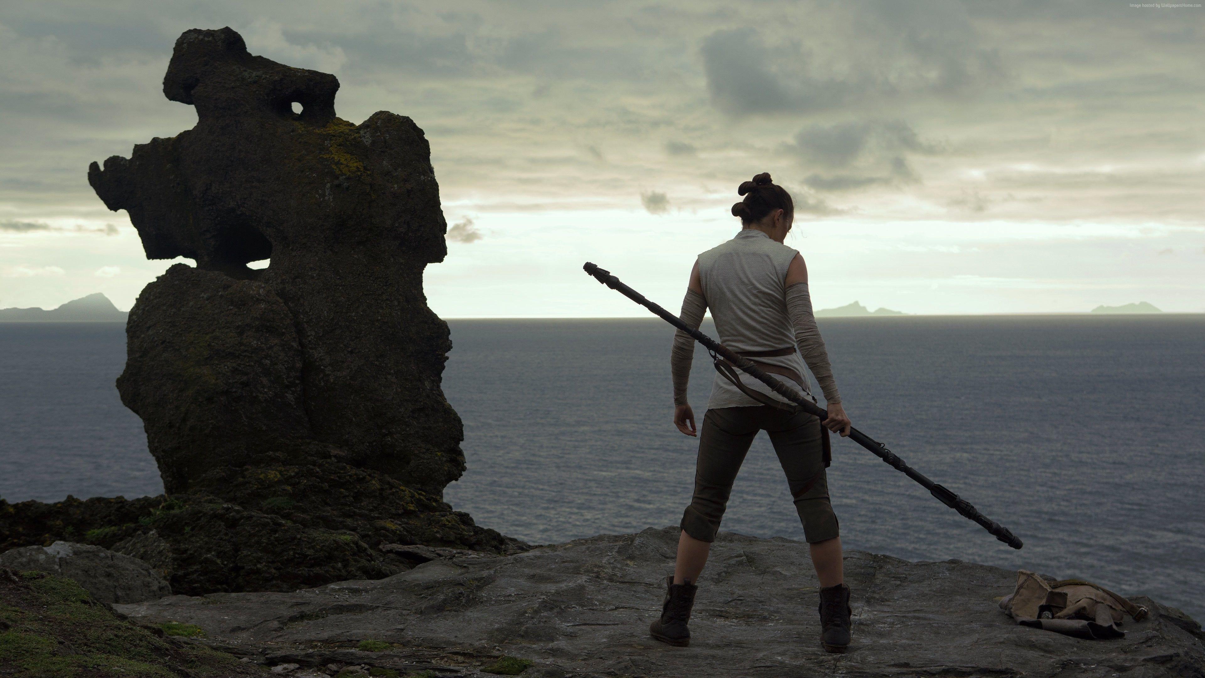 3840x2160 Star Wars The Last Jedi movie scene HD wallpaper