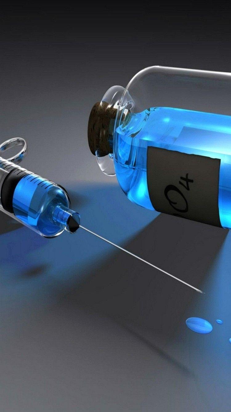 750x1334 Blue liquid drug in glass bottle HD iphone 5s wallpaper. iPhone