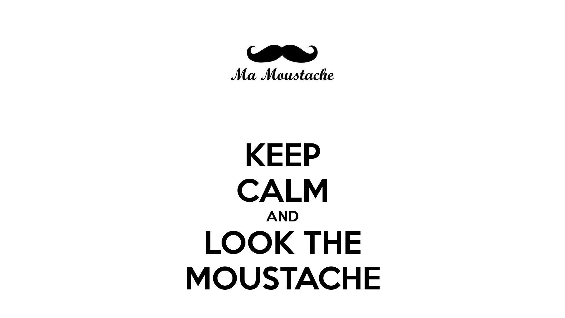 1920x1080 Mustache Wallpaper
