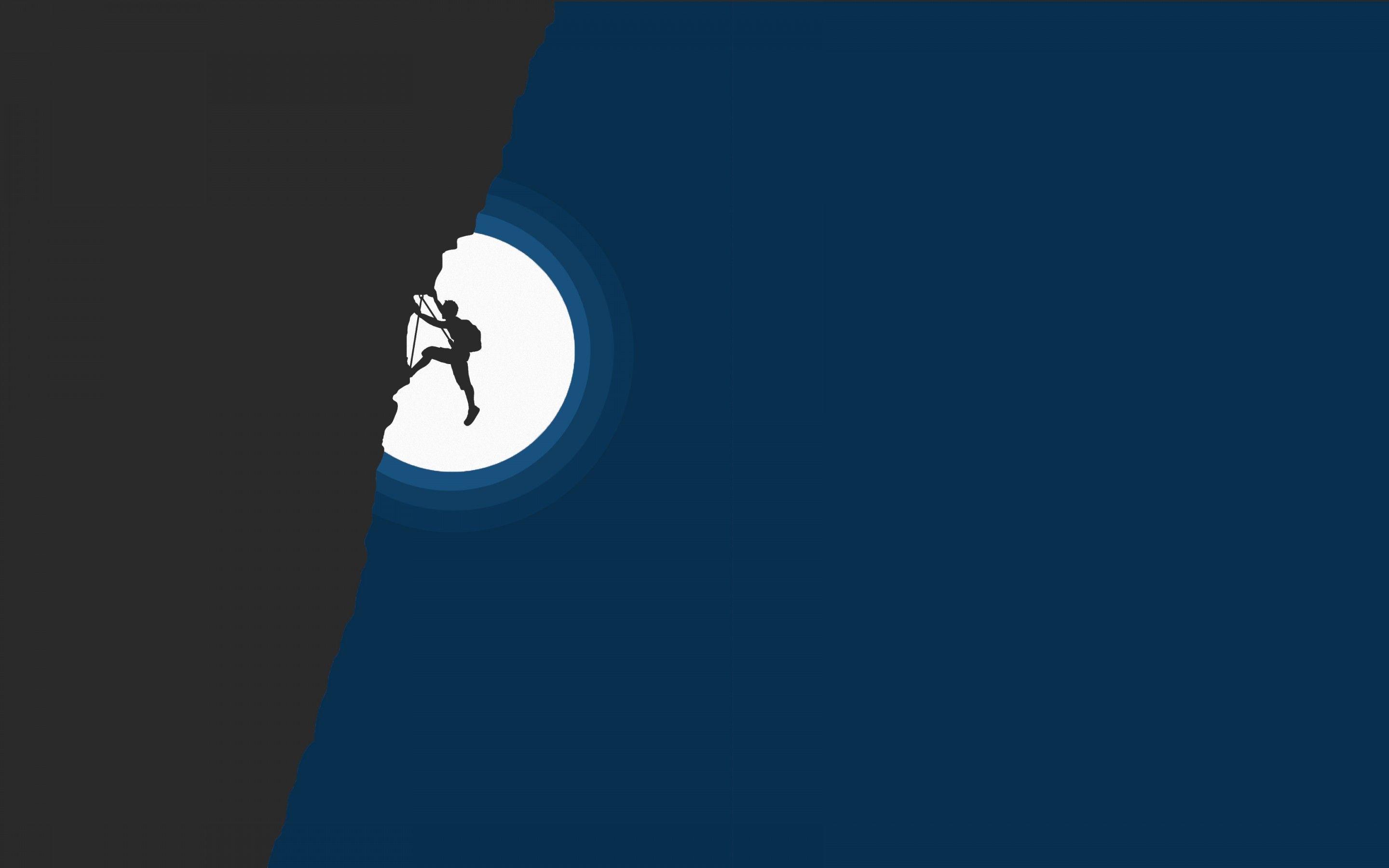2880x1800 Wallpaper Rock climbing, Adventure, Minimal, 4K, Minimal