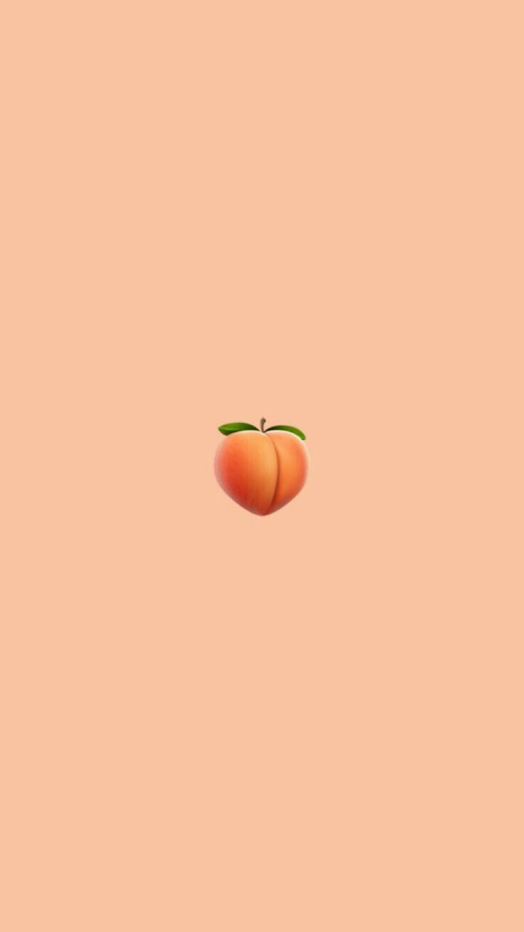 736x1309 Idea by seryna on wallpaper. Peach wallpaper, Cute emoji wallpaper