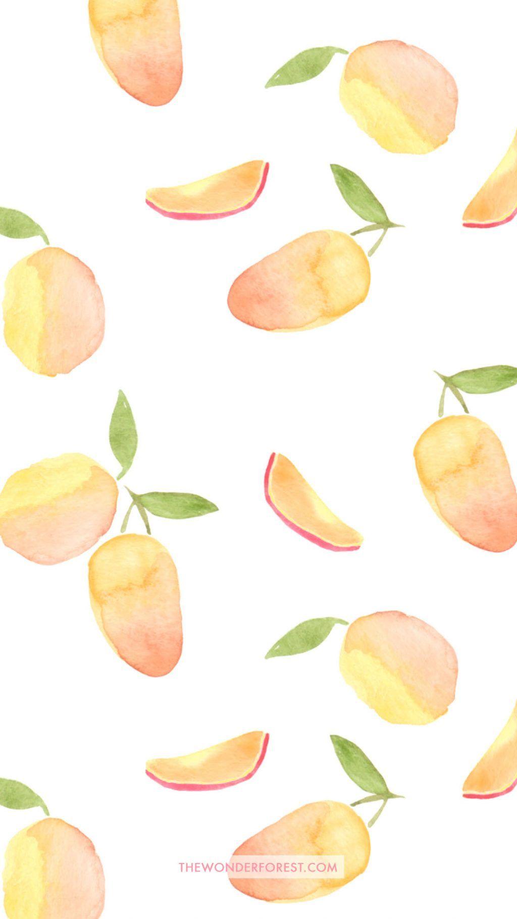 1024x1820 iPhone Wallpaper. Leaf, Clip art, Peach, Design, Pattern, Plant