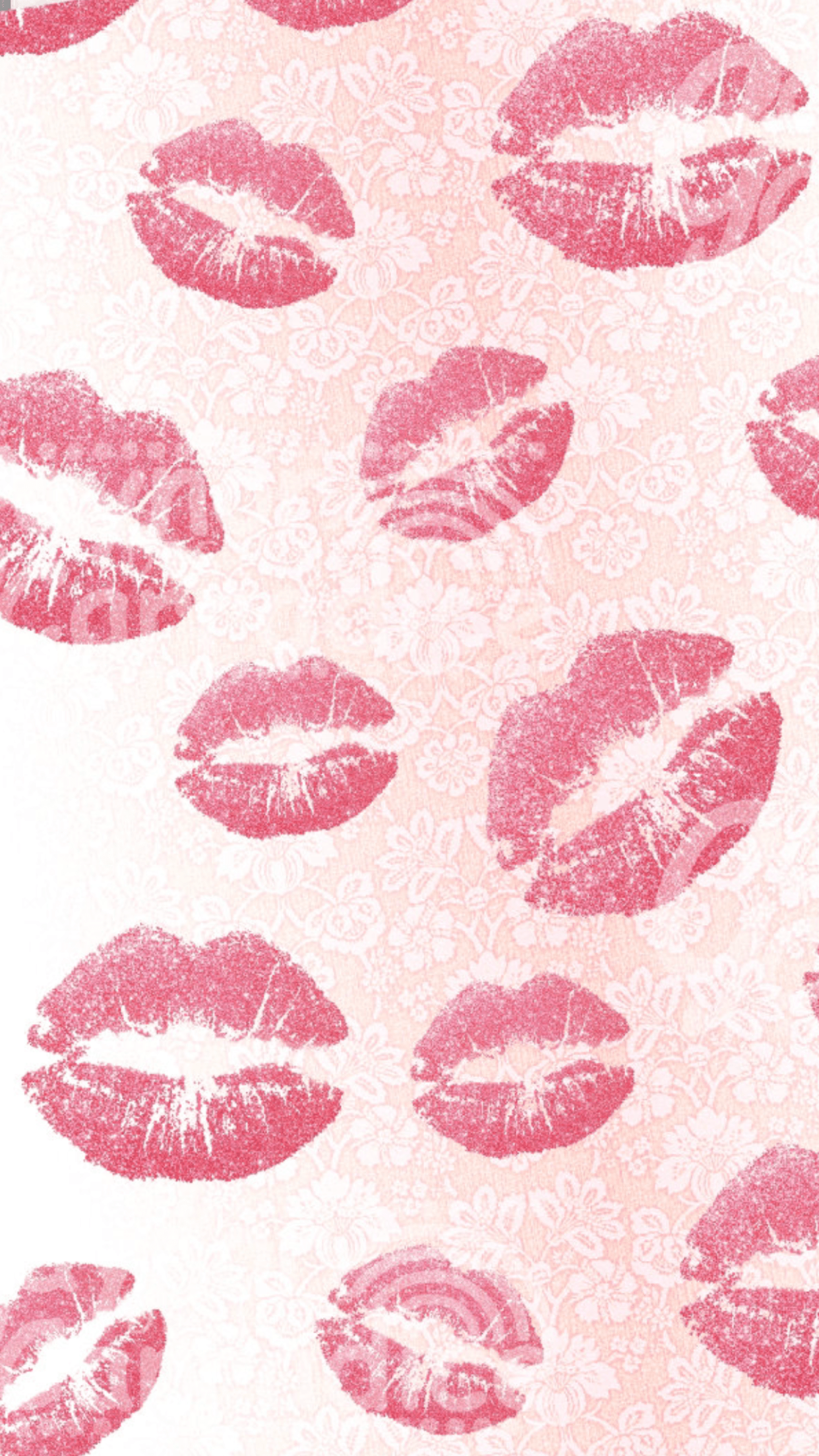 1242x2208 iPhone Wallpaper. Pink, Pattern, Lip, Design, Peach