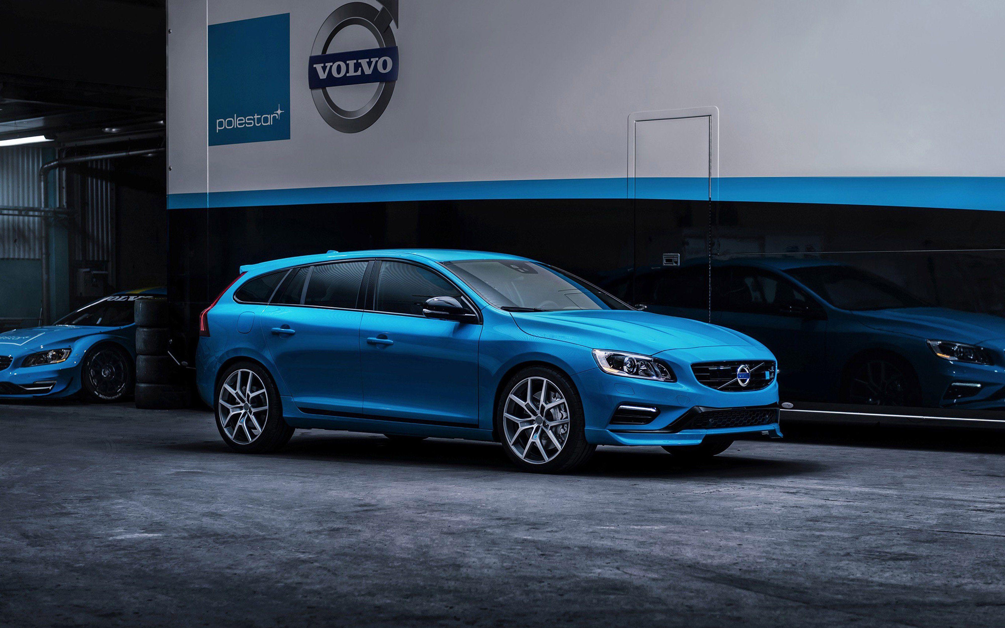 4000x2500 Volvo, V Polestar, Car, Vehicle, Blue, 4000x 2