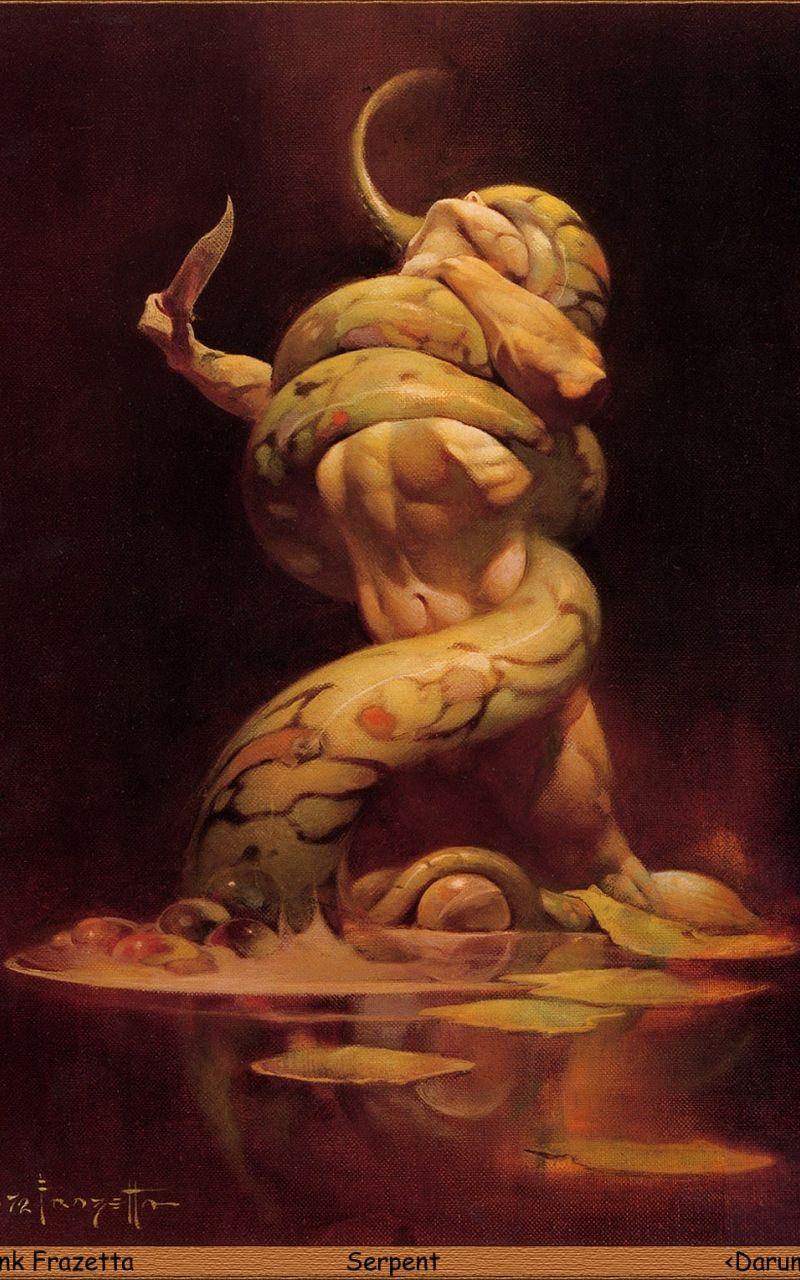 800x1280 Free download 21 frank frazetta serpent high resolution HD
