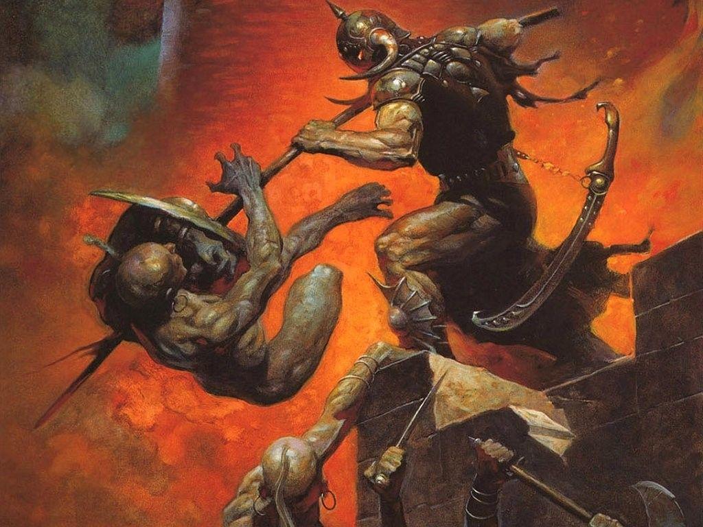 1024x768 Death Dealer Wallpaper